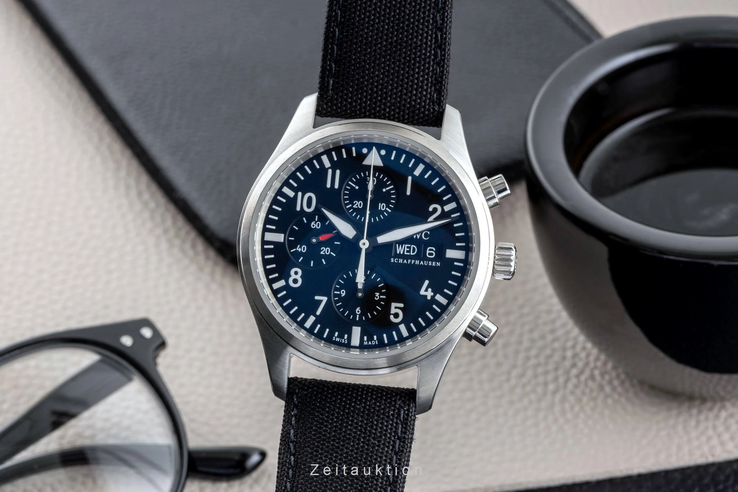 IWC Fliegerchronograph chronograph steel automatic men's watch IW371704  [2501870] - Image 2