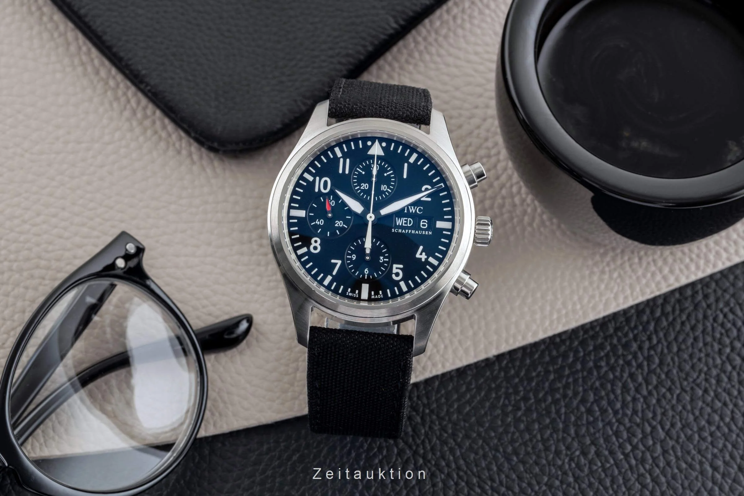 IWC Fliegerchronograph chronograph steel automatic men's watch IW371704  [2501870] - Image 4