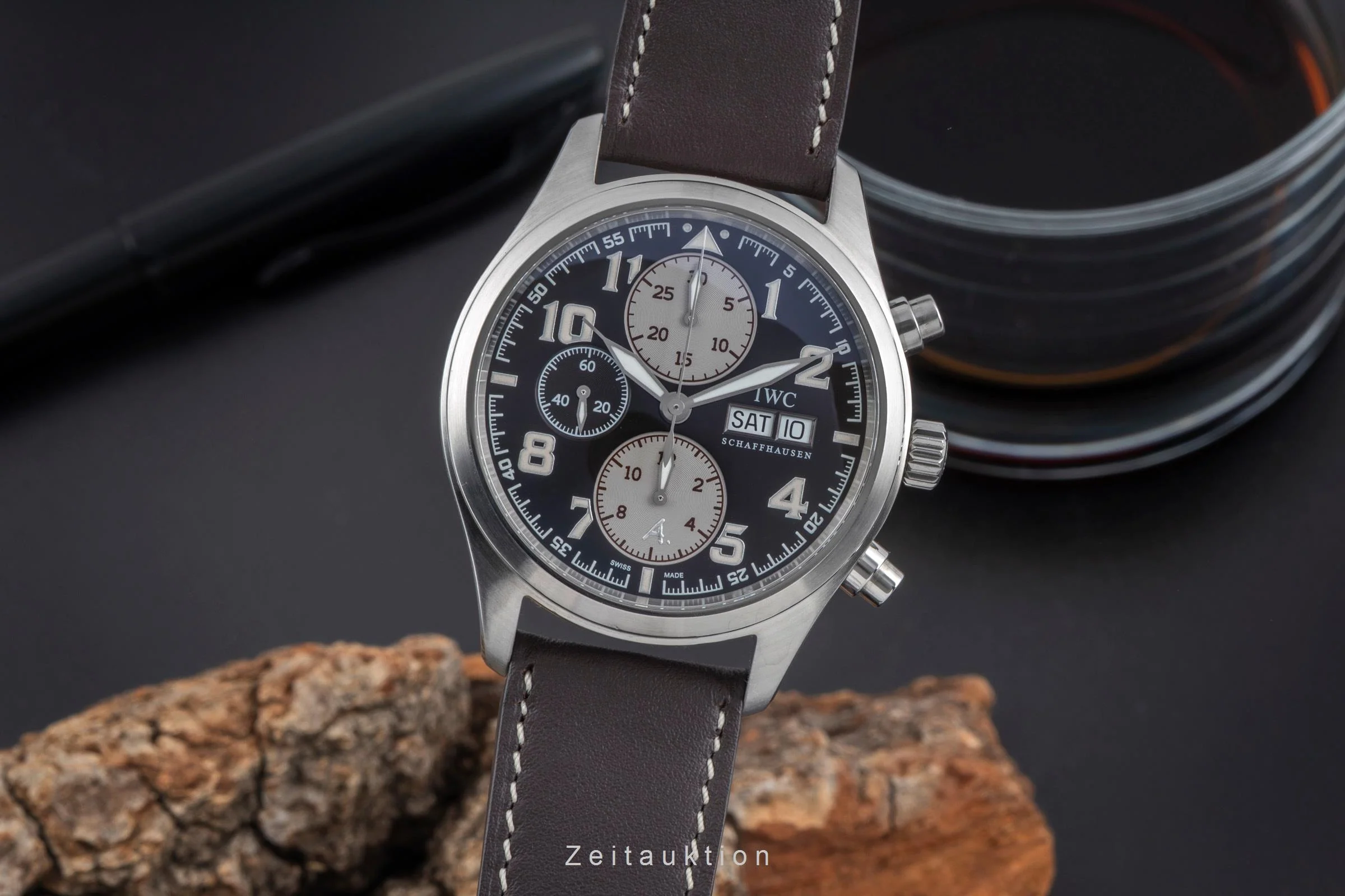 IWC Fliegerchronograph chronograph steel automatic men's watch IW371709 LP: 7800EUR Limited  [2506081] - Image 2