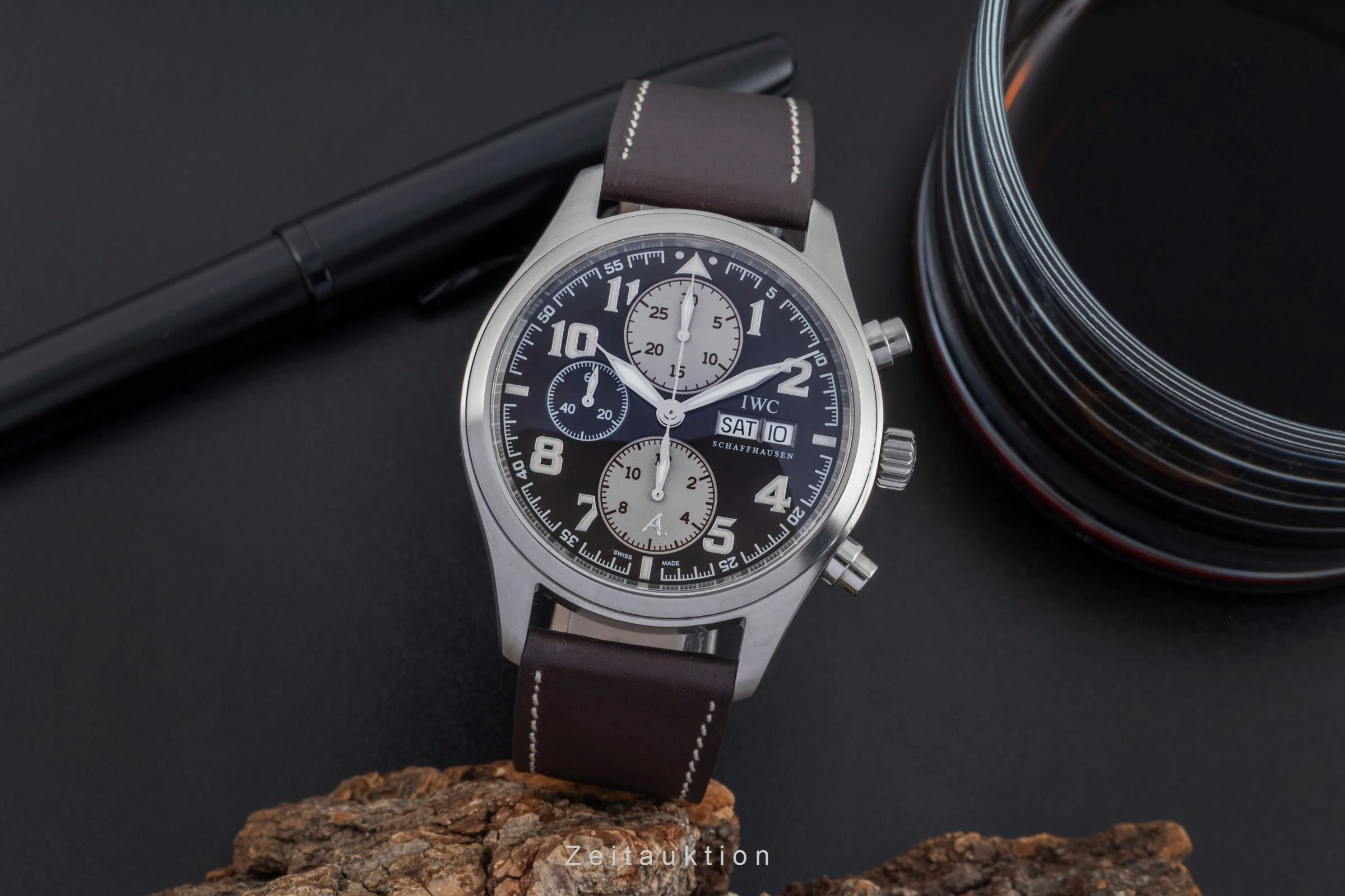 IWC Fliegerchronograph chronograph steel automatic men's watch IW371709 LP: 7800EUR Limited  [2506081] - Image 4