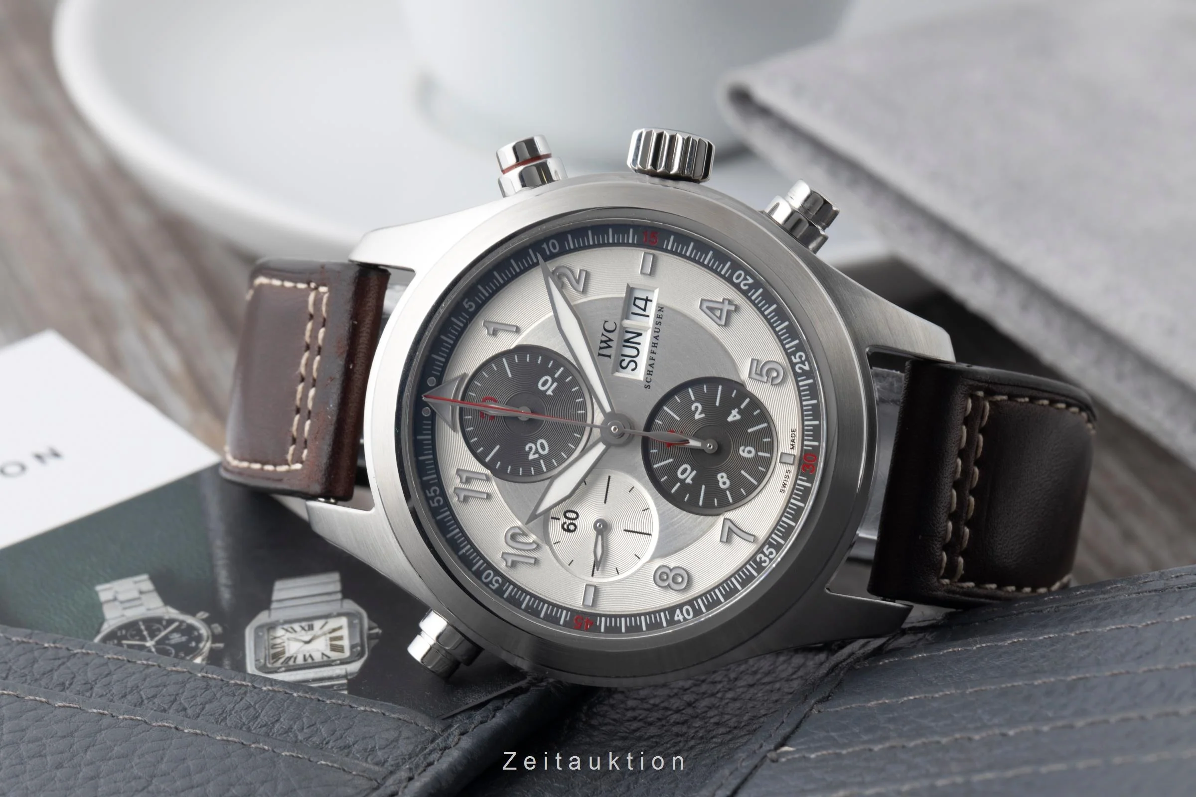 IWC Fliegerchronograph chronograph steel automatic men's watch IW371802  [2506636] - Image 3
