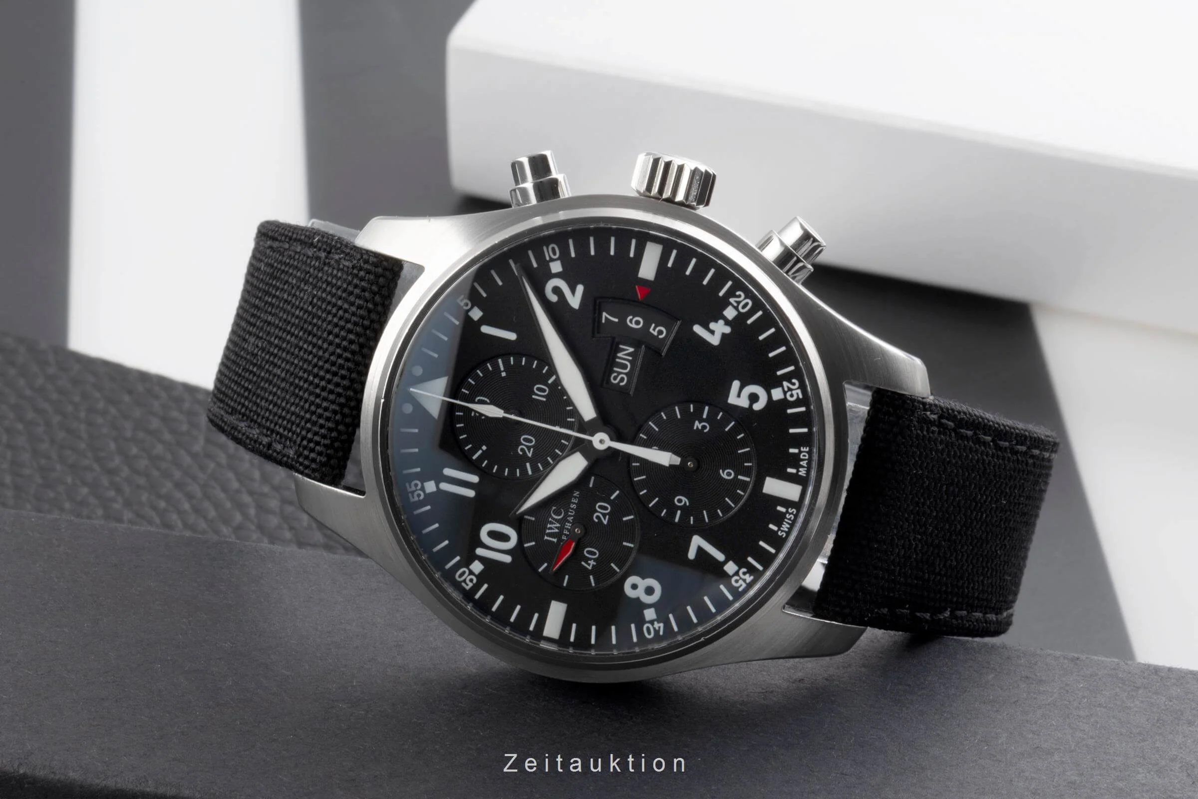 IWC Fliegerchronograph chronograph steel automatic men's watch IW377701 LP: 7300EUR  [2502120] - Image 3