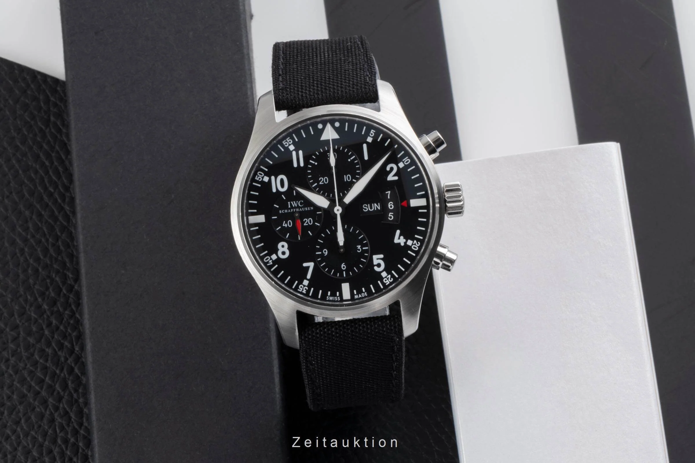IWC Fliegerchronograph chronograph steel automatic men's watch IW377701 LP: 7300EUR  [2502120] - Image 4
