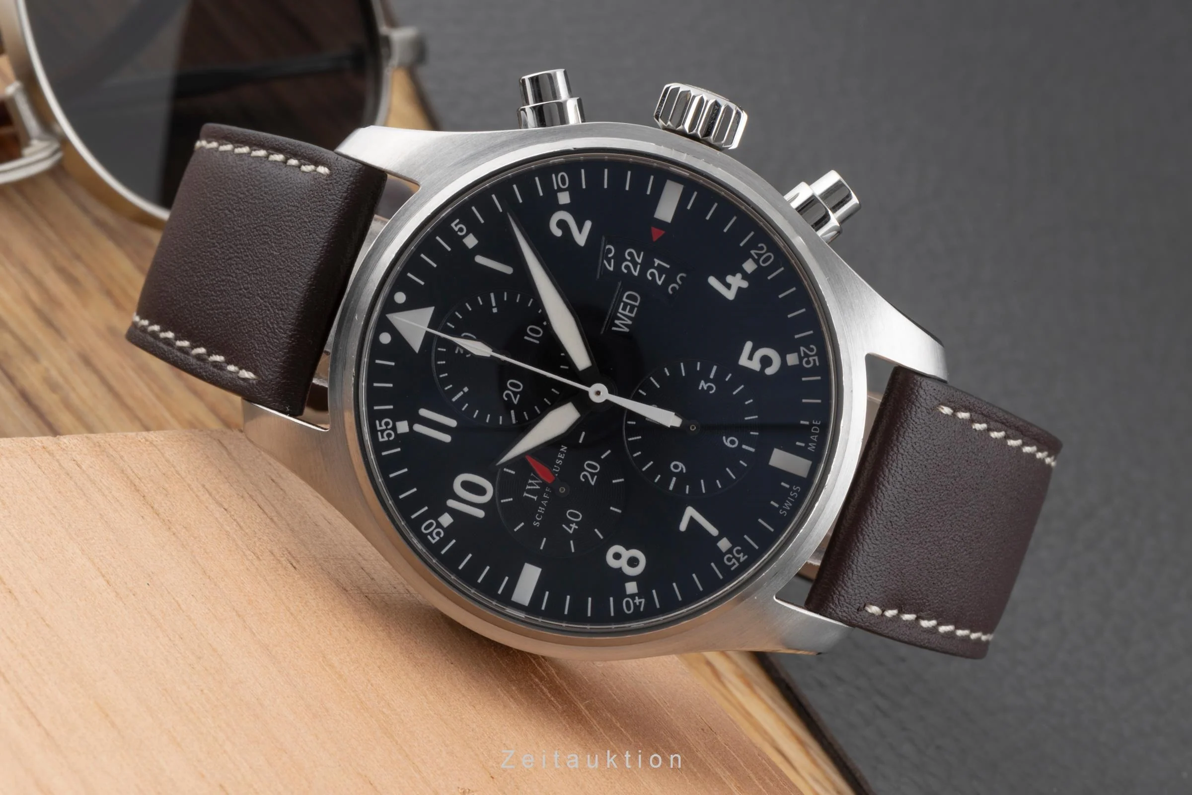 IWC Fliegerchronograph chronograph steel automatic men's watch IW377701 LP: 7300EUR  [2502657] - Image 3