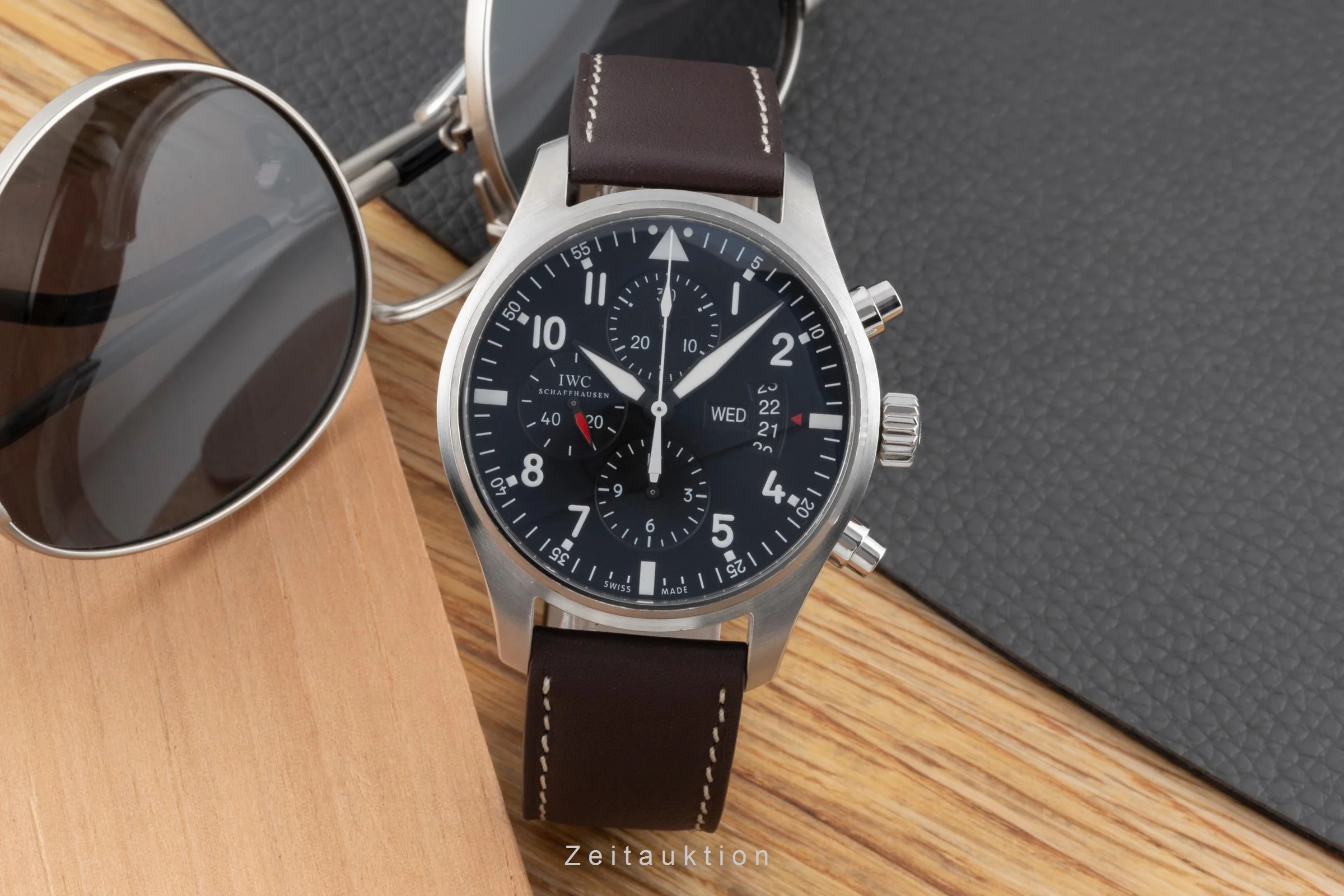 IWC Fliegerchronograph chronograph steel automatic men's watch IW377701 LP: 7300EUR  [2502657] - Image 4