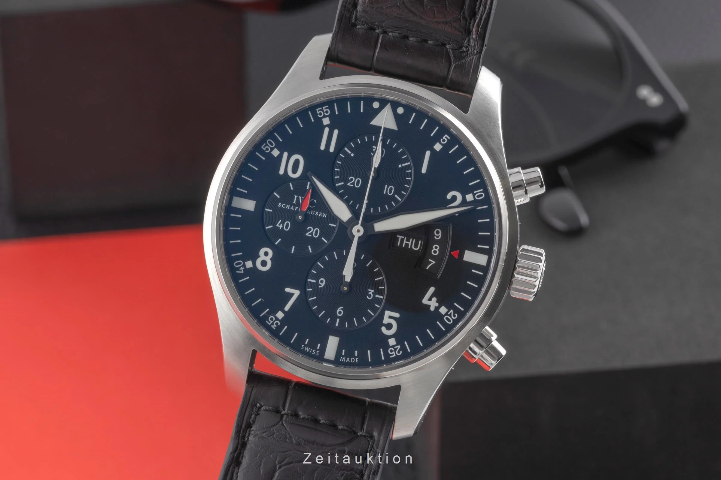 IWC Fliegerchronograph chronograph steel automatic men's watch IW377701 LP: 7300EUR  [2503560] - Image 2