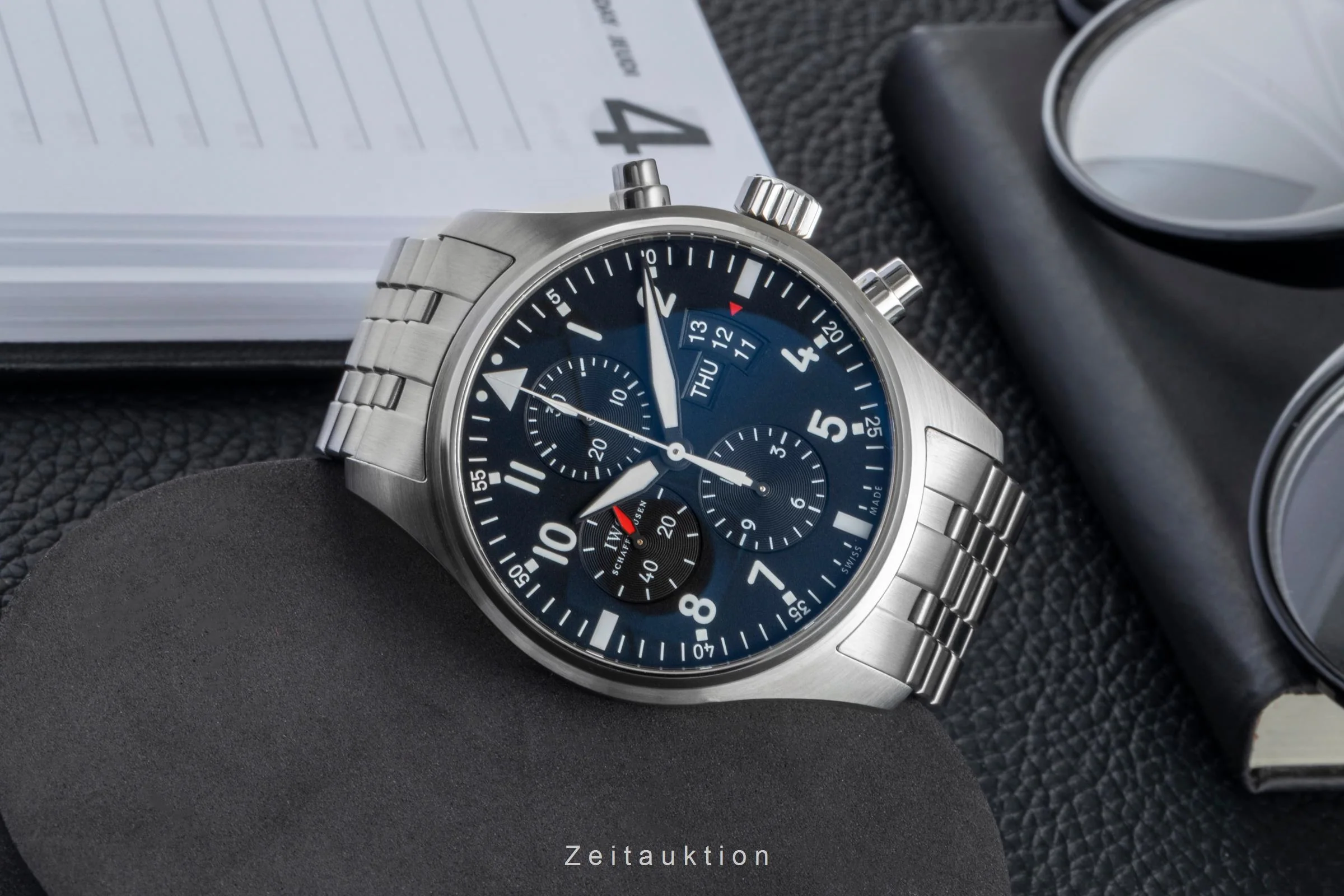 IWC Fliegerchronograph chronograph steel automatic men's watch IW377701  [2507056] - Image 3
