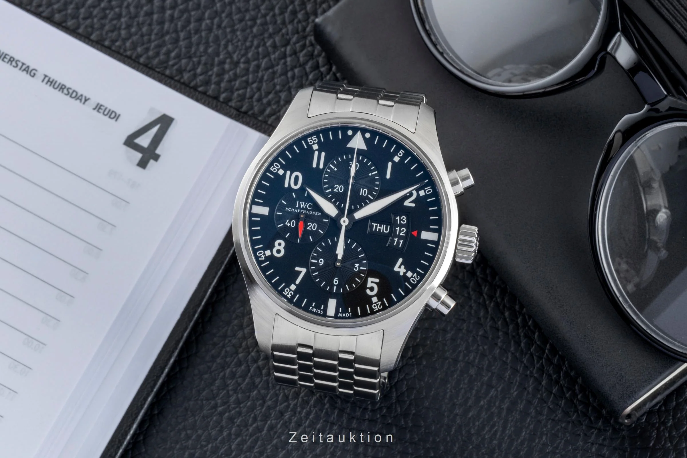 IWC Fliegerchronograph chronograph steel automatic men's watch IW377701  [2507056] - Image 4