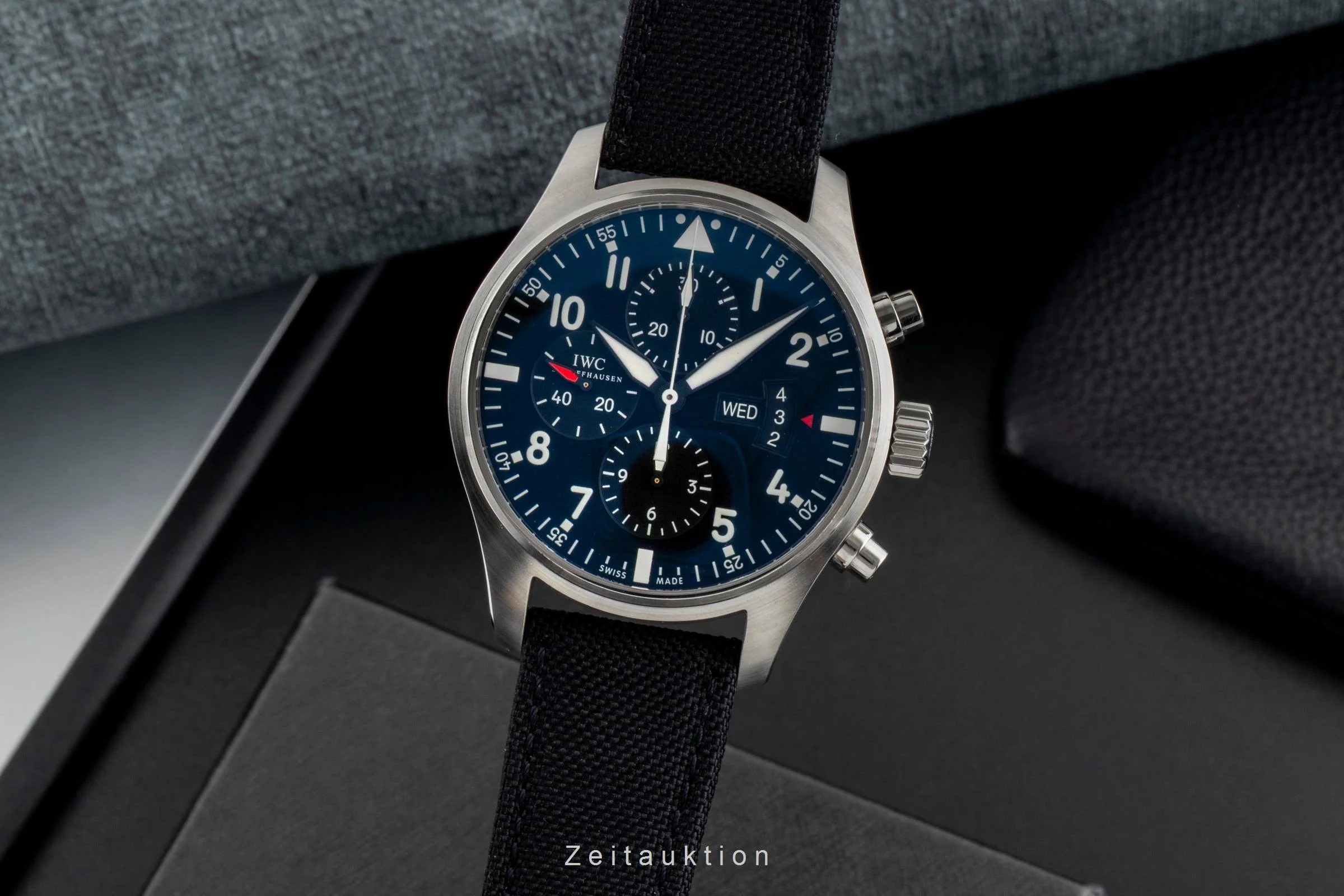 IWC Fliegerchronograph chronograph steel automatic men's watch IW377701 LP: 7800EUR  [2600462] - Image 2