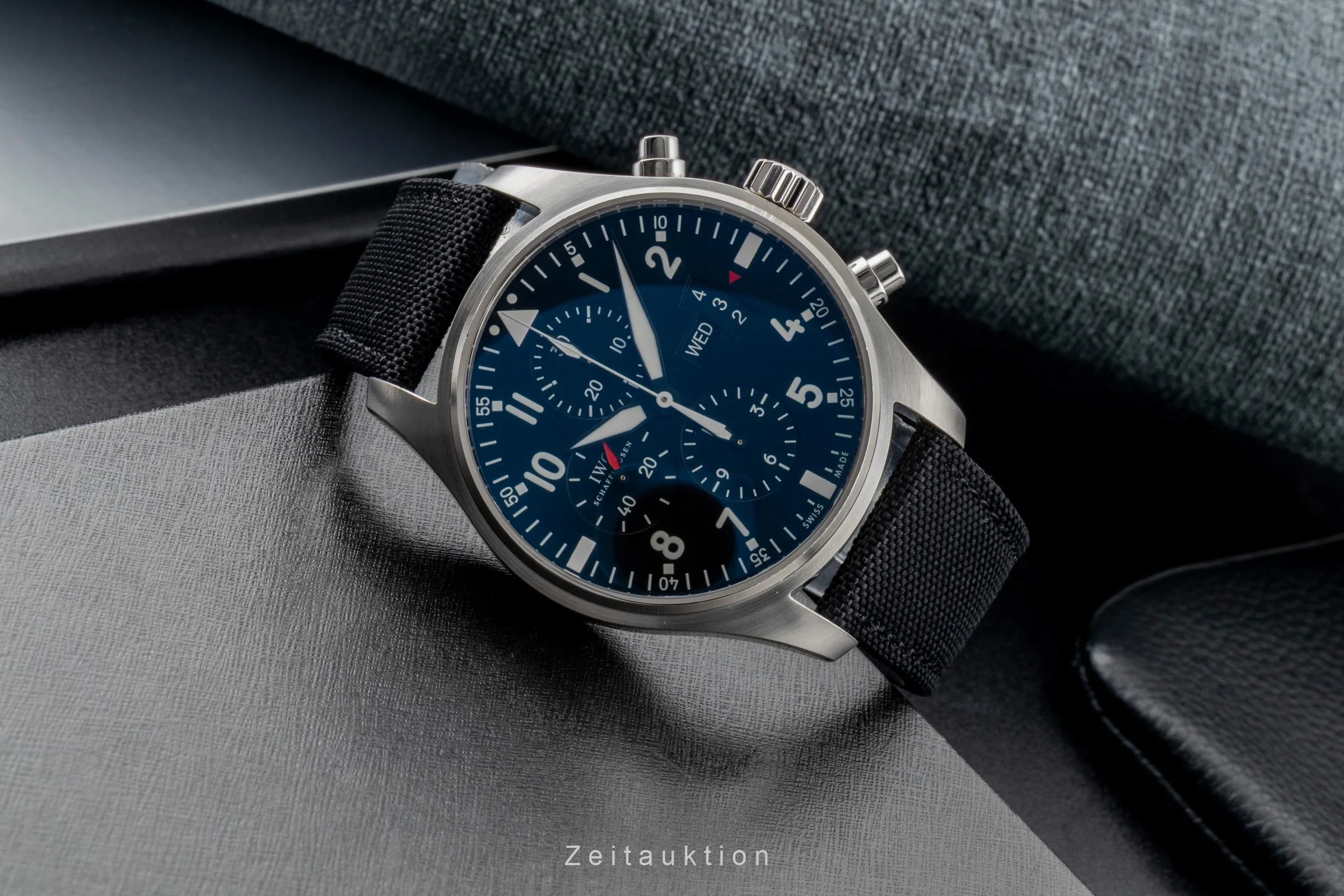IWC Fliegerchronograph chronograph steel automatic men's watch IW377701 LP: 7800EUR  [2600462] - Image 3