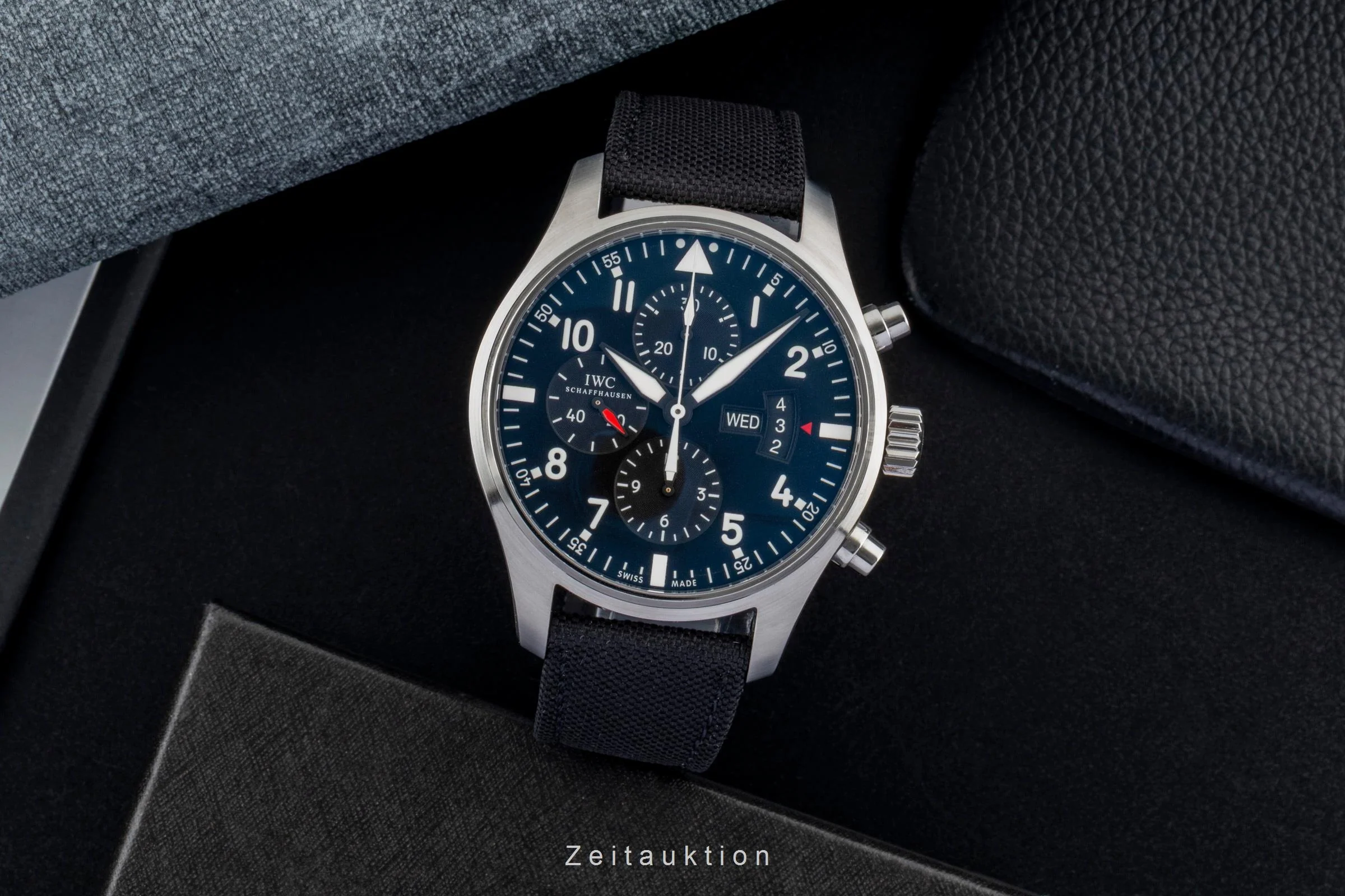 IWC Fliegerchronograph chronograph steel automatic men's watch IW377701 LP: 7800EUR  [2600462] - Image 4
