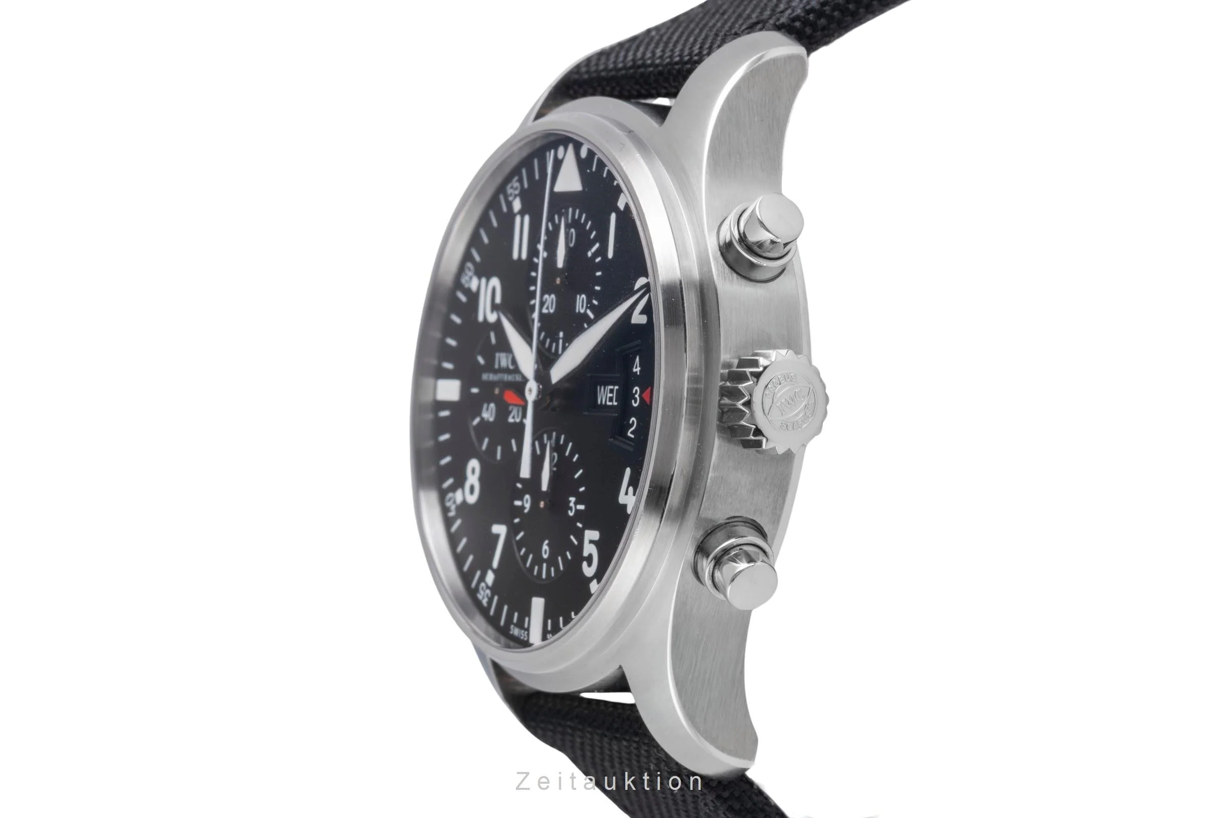 IWC Fliegerchronograph chronograph steel automatic men's watch IW377701 LP: 7800EUR  [2600462] - Image 7