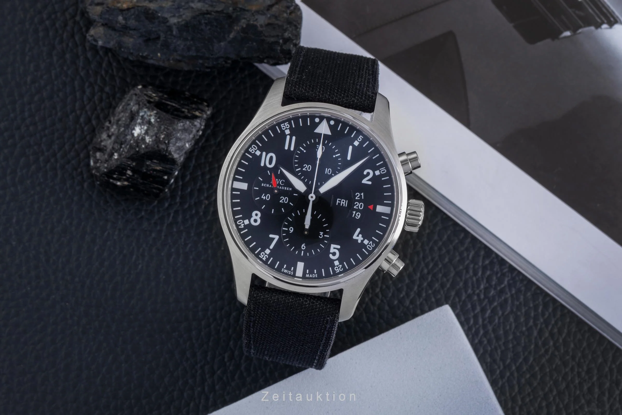 IWC Fliegerchronograph chronograph steel automatic men's watch IW377701 LP: 7800EUR  [2600517] - Image 4