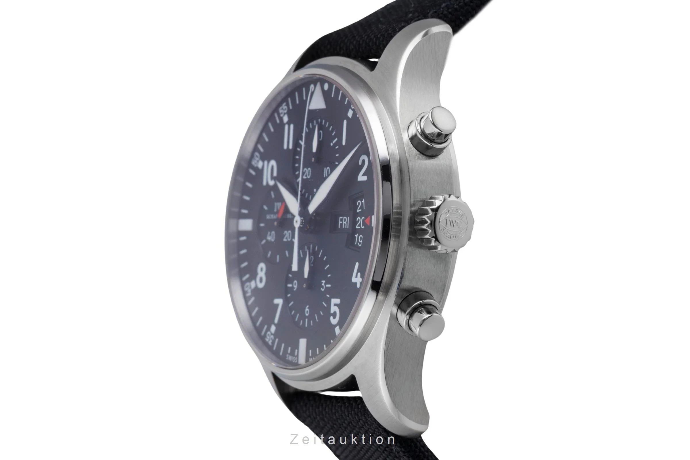 IWC Fliegerchronograph chronograph steel automatic men's watch IW377701 LP: 7800EUR  [2600517] - Image 7