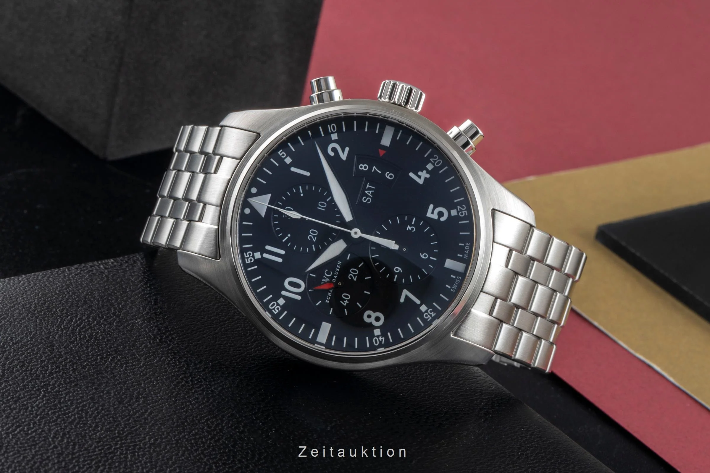 IWC Fliegerchronograph chronograph steel automatic men's watch IW377704  [2504890] - Image 3