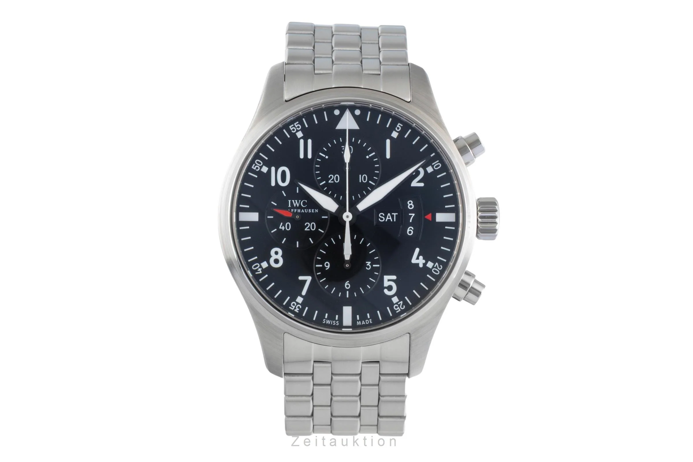 IWC Fliegerchronograph chronograph steel automatic men's watch IW377704  [2504890] - Image 5