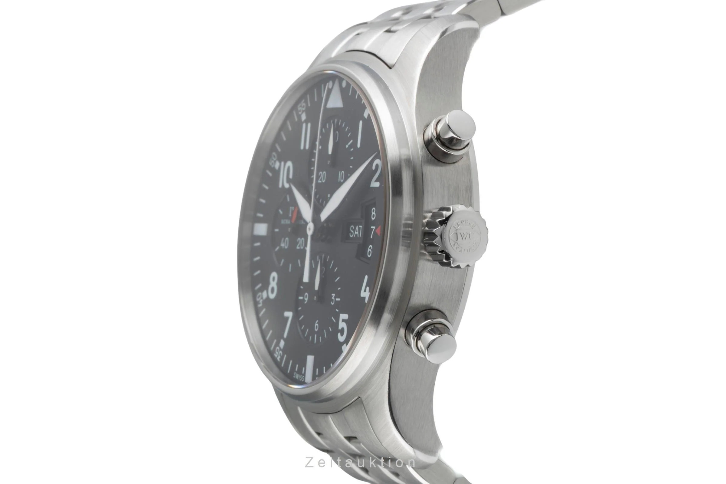 IWC Fliegerchronograph chronograph steel automatic men's watch IW377704  [2504890] - Image 7