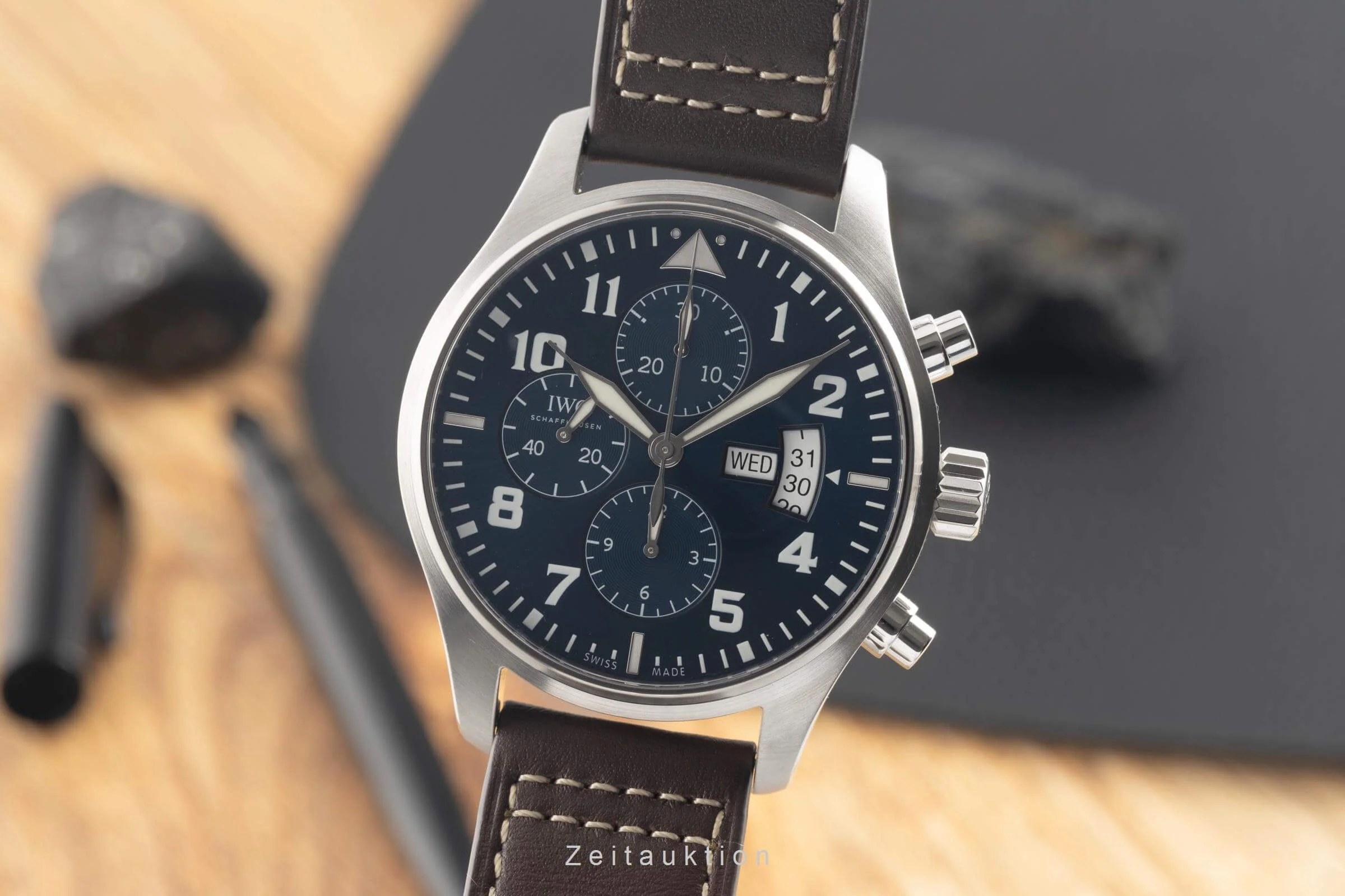 IWC Fliegerchronograph chronograph steel automatic men's watch IW377706 LP: 8500EUR  [2501481] - Image 2