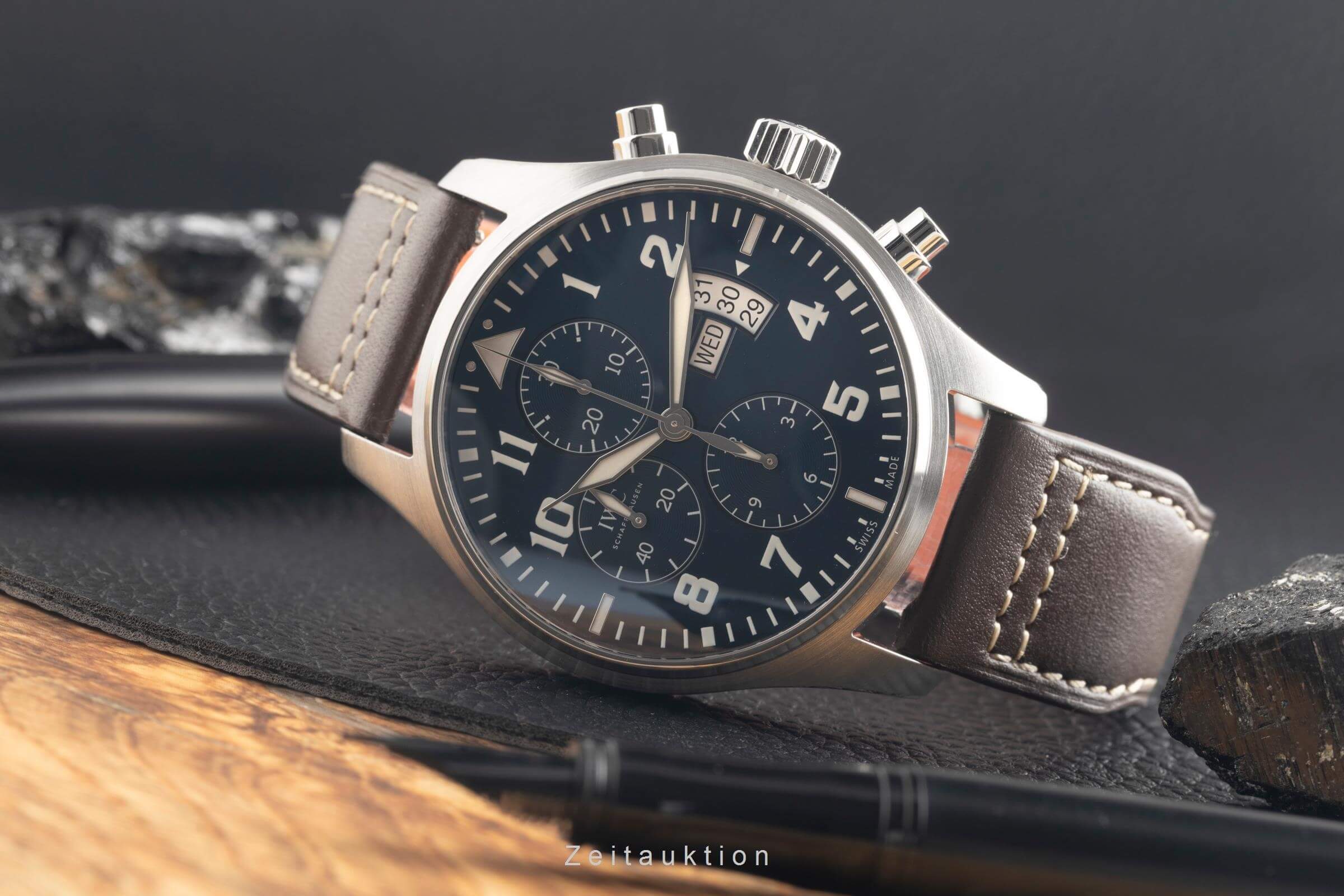 IWC Fliegerchronograph chronograph steel automatic men's watch IW377706 LP: 8500EUR  [2501481] - Image 3