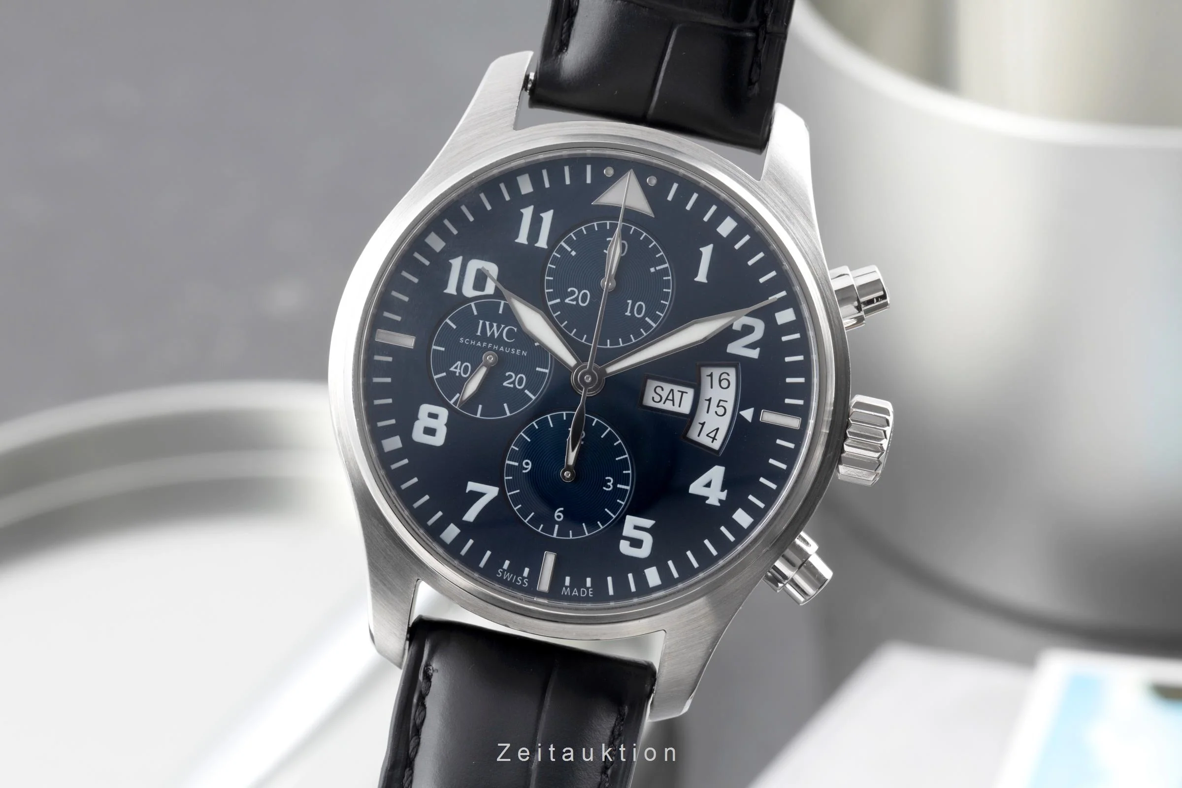 IWC Fliegerchronograph chronograph steel automatic men's watch IW377706 LP: 7800EUR  [2505512] - Image 2