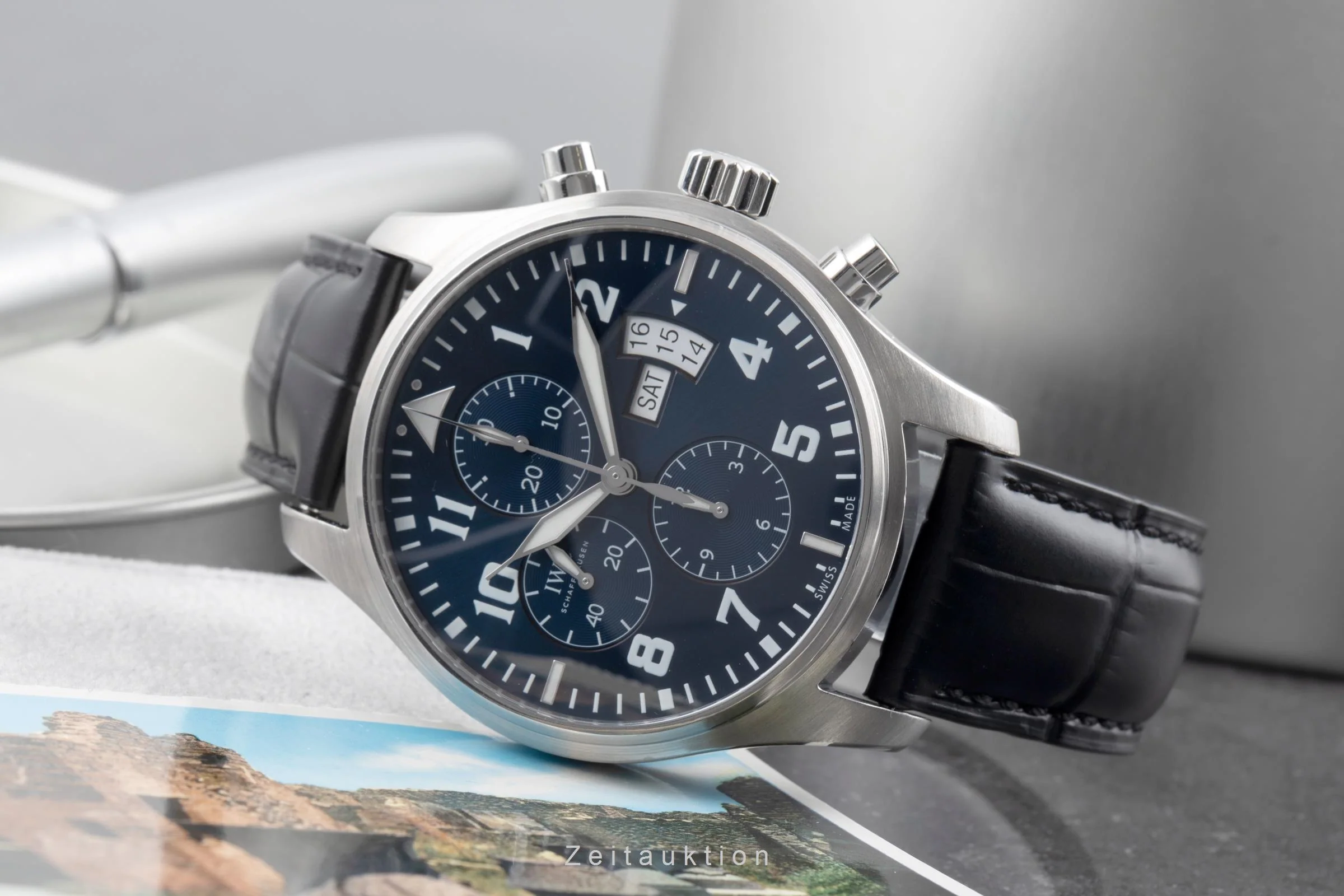 IWC Fliegerchronograph chronograph steel automatic men's watch IW377706 LP: 7800EUR  [2505512] - Image 3