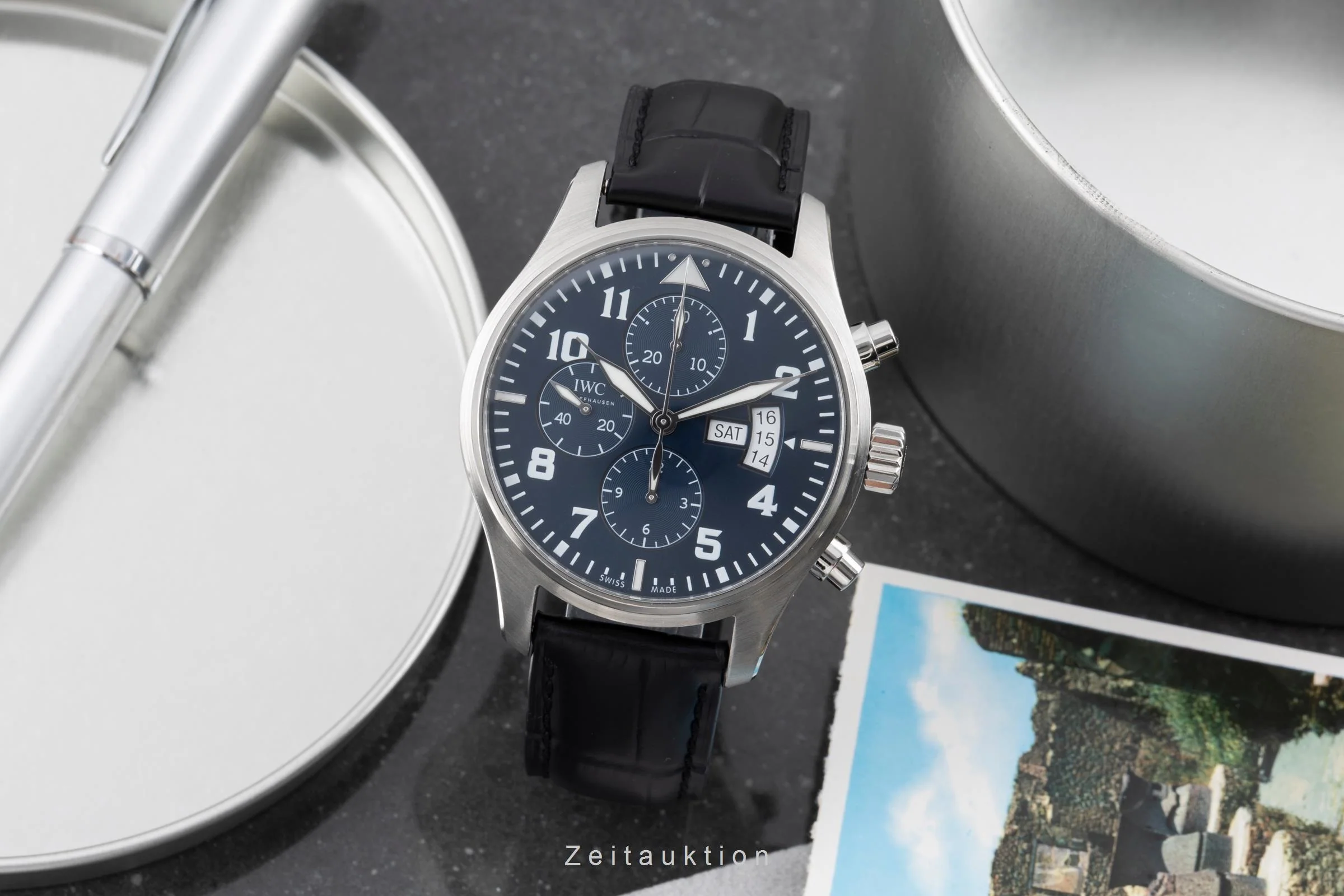 IWC Fliegerchronograph chronograph steel automatic men's watch IW377706 LP: 7800EUR  [2505512] - Image 4