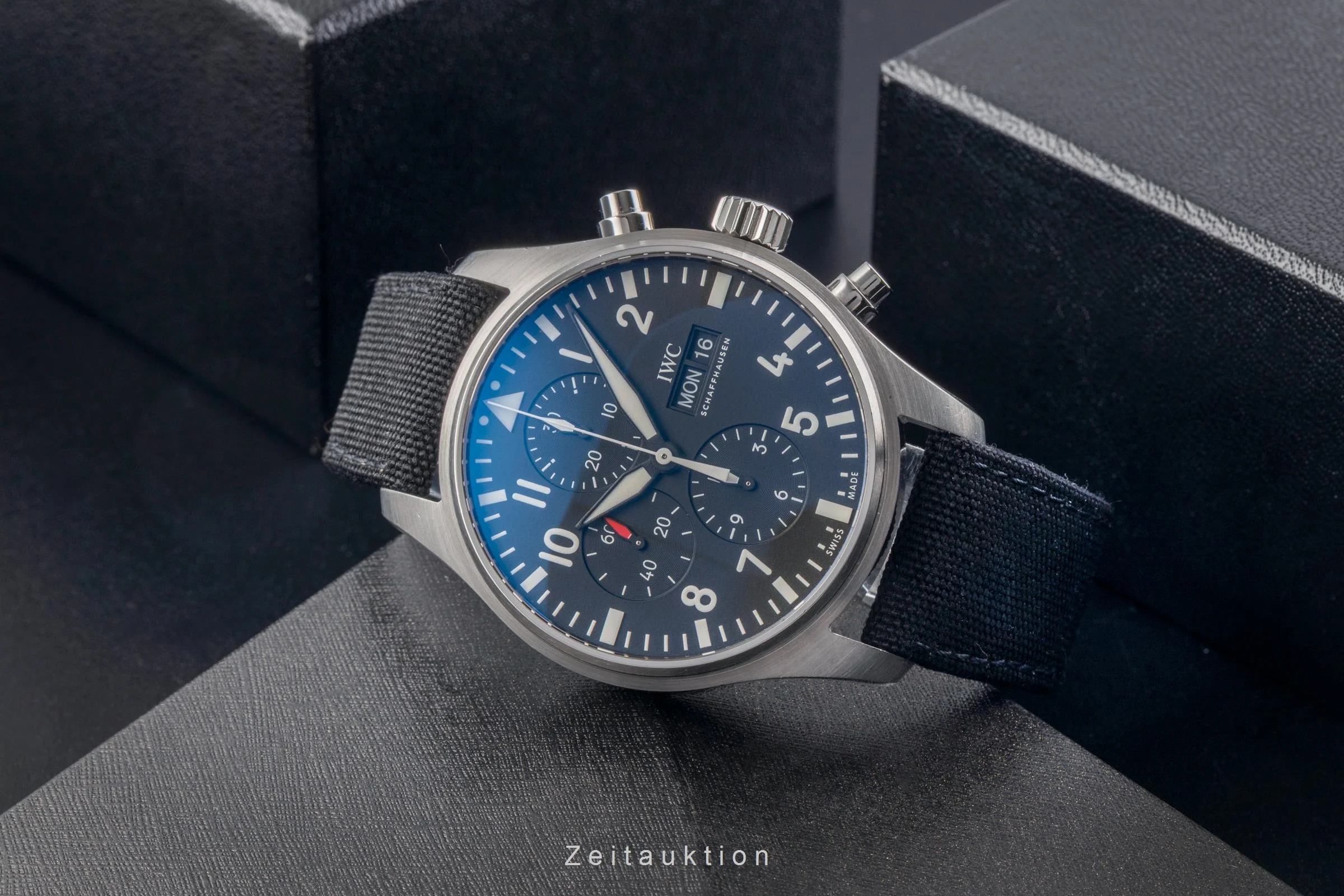 IWC Fliegerchronograph chronograph steel automatic men's watch IW377709 LP: 7300EUR  [2503498] - Image 3