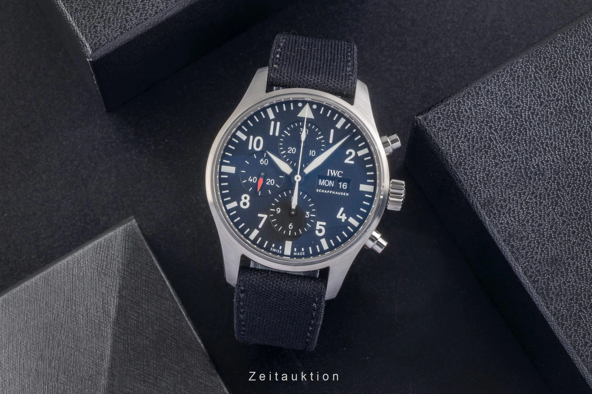 IWC Fliegerchronograph chronograph steel automatic men's watch IW377709 LP: 7300EUR  [2503498] - Image 4