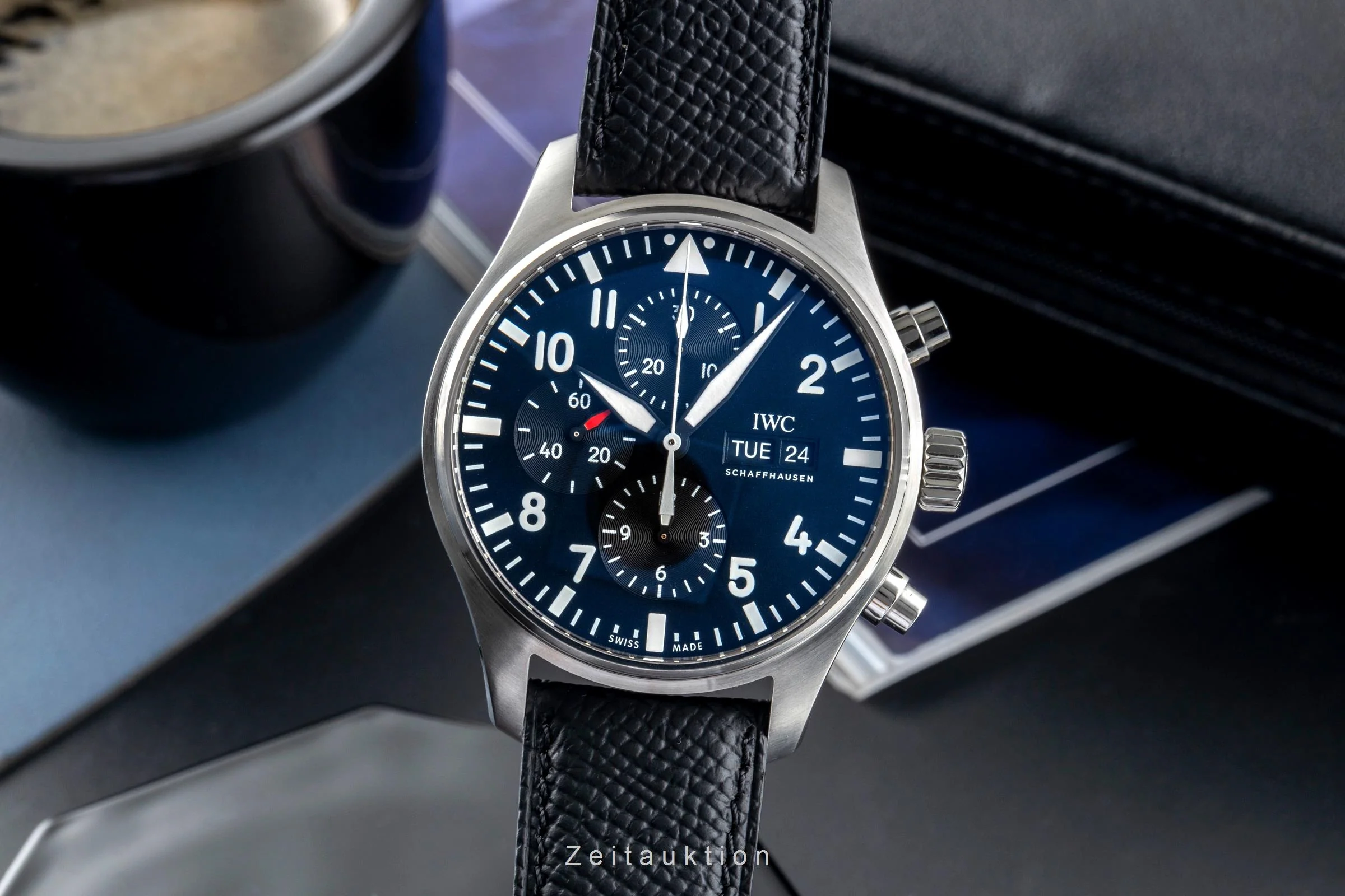 IWC Fliegerchronograph chronograph steel automatic men's watch IW377709 LP: 7300EUR  [2504866] - Image 2