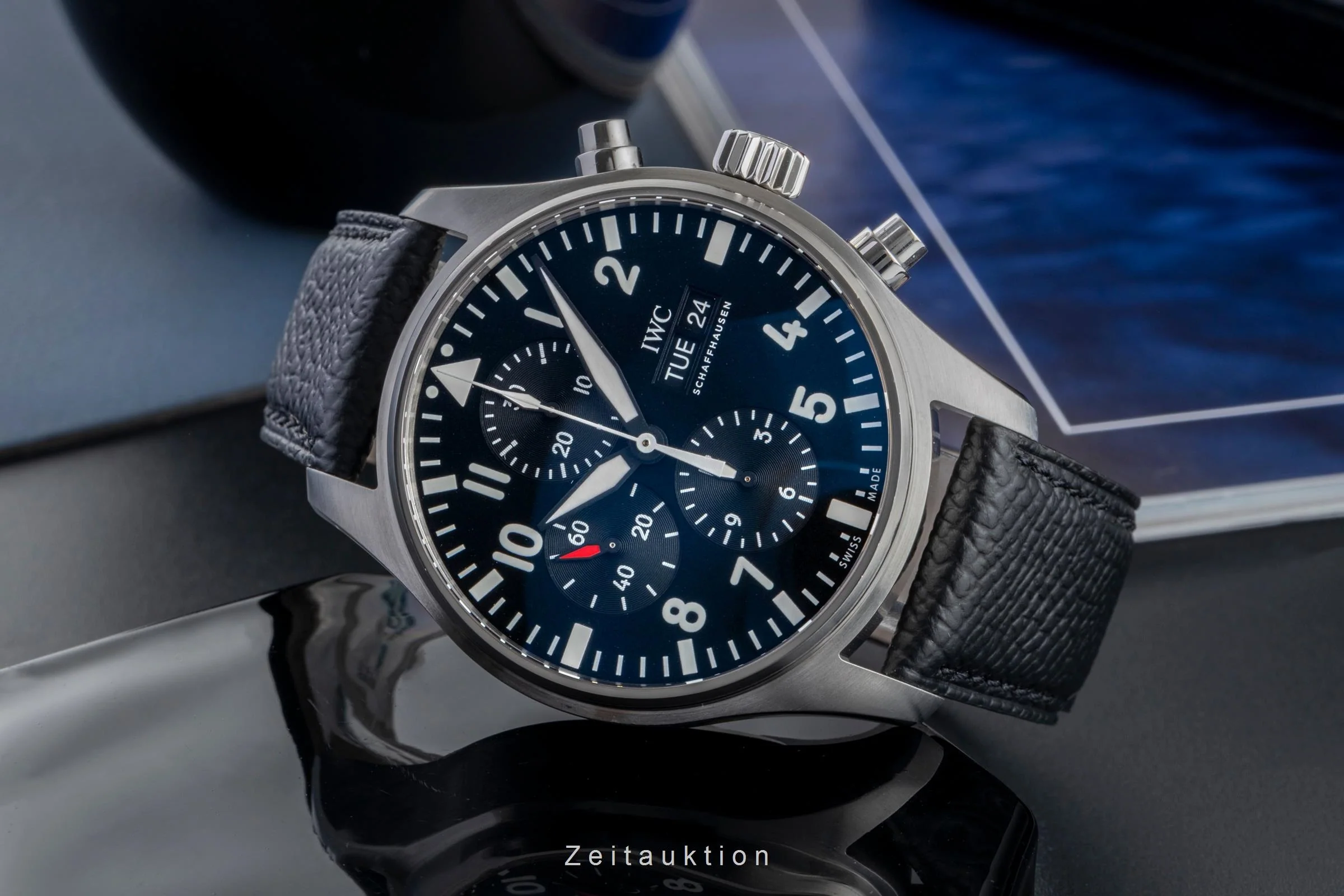 IWC Fliegerchronograph chronograph steel automatic men's watch IW377709 LP: 7300EUR  [2504866] - Image 3