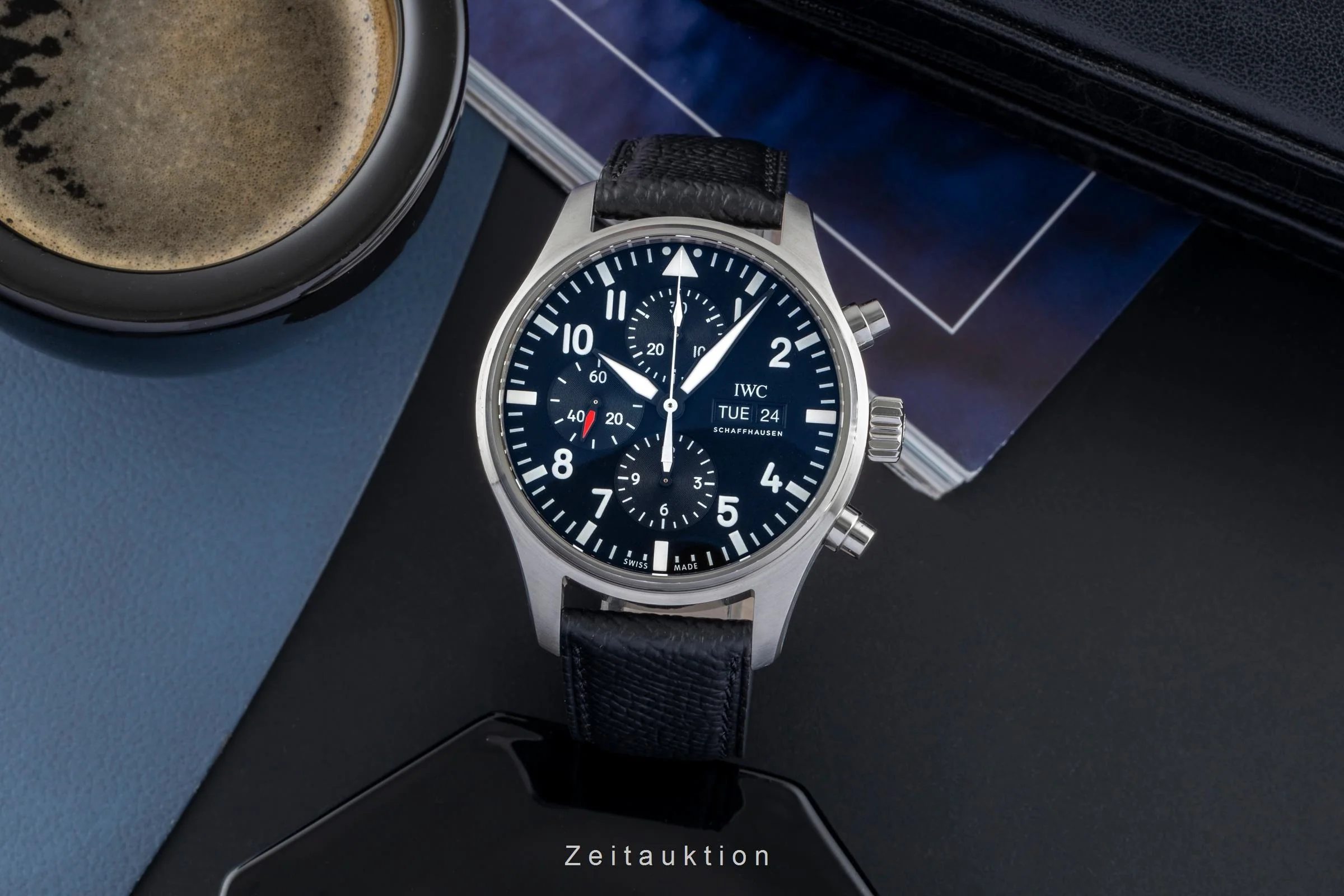 IWC Fliegerchronograph chronograph steel automatic men's watch IW377709 LP: 7300EUR  [2504866] - Image 4
