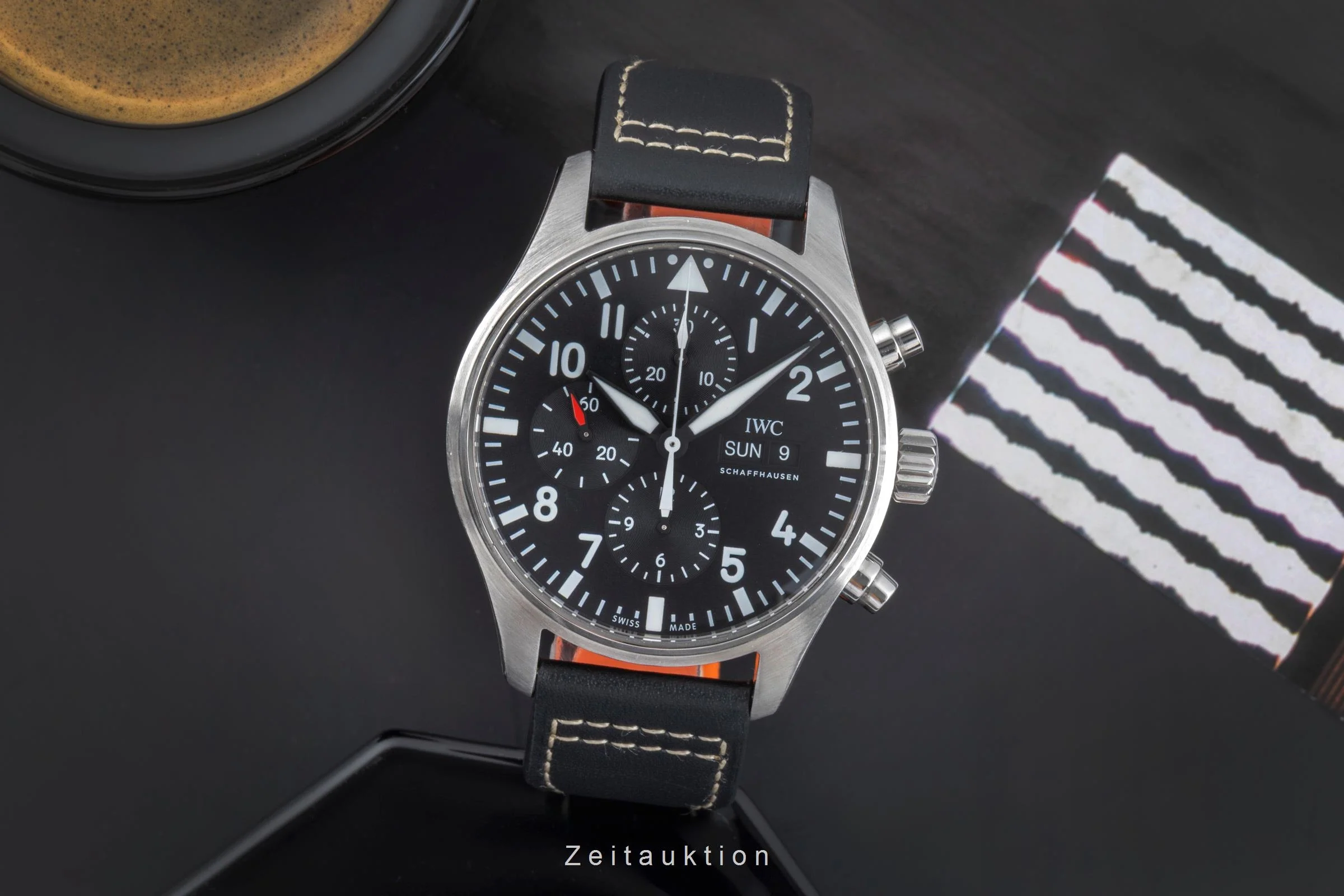 IWC Fliegerchronograph chronograph steel automatic men's watch IW377709 LP: 7300EUR  [2505461] - Image 4
