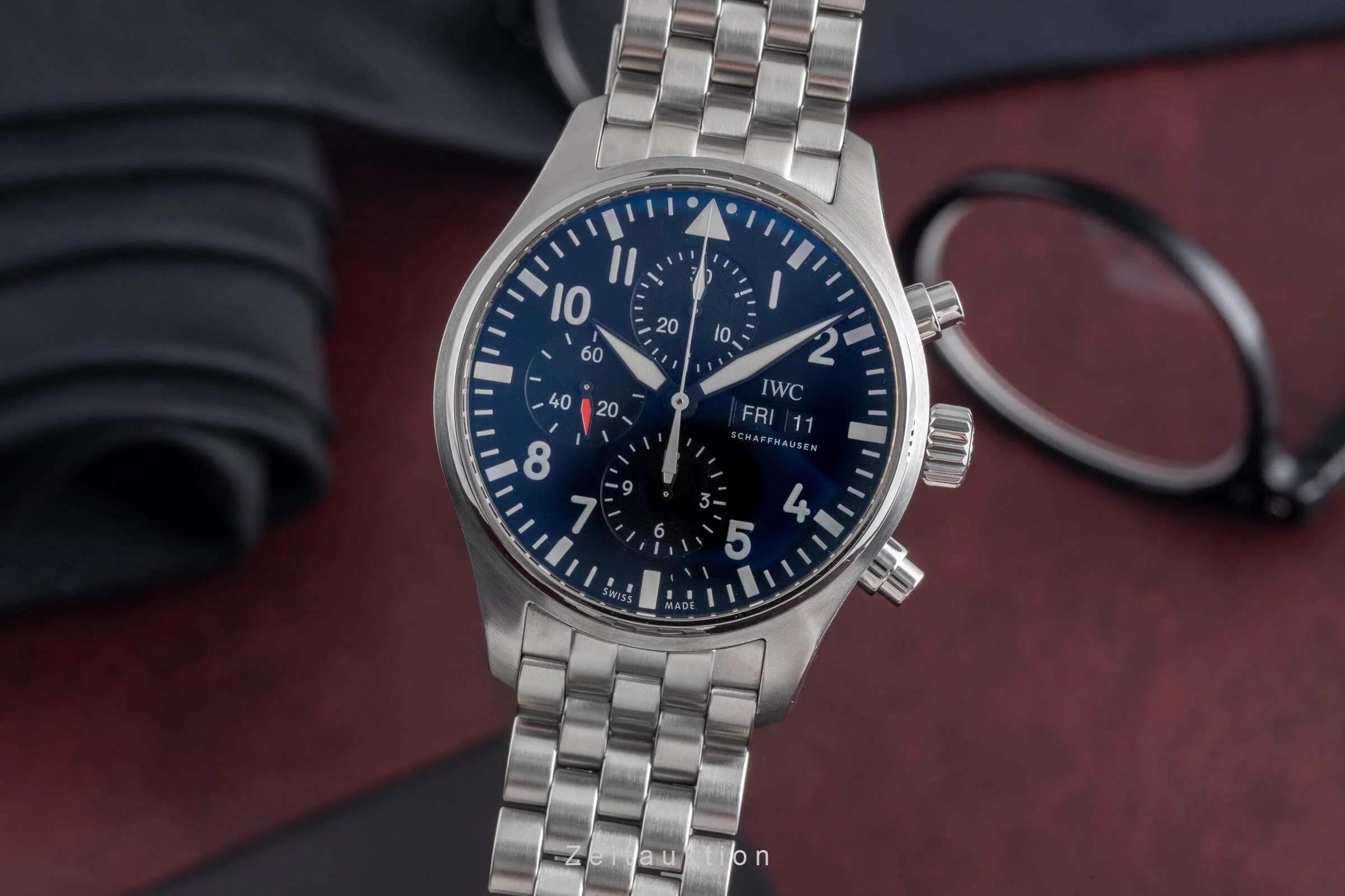 IWC Fliegerchronograph chronograph steel automatic men's watch IW377710 LP: 9000EUR  [2501745] - Image 2