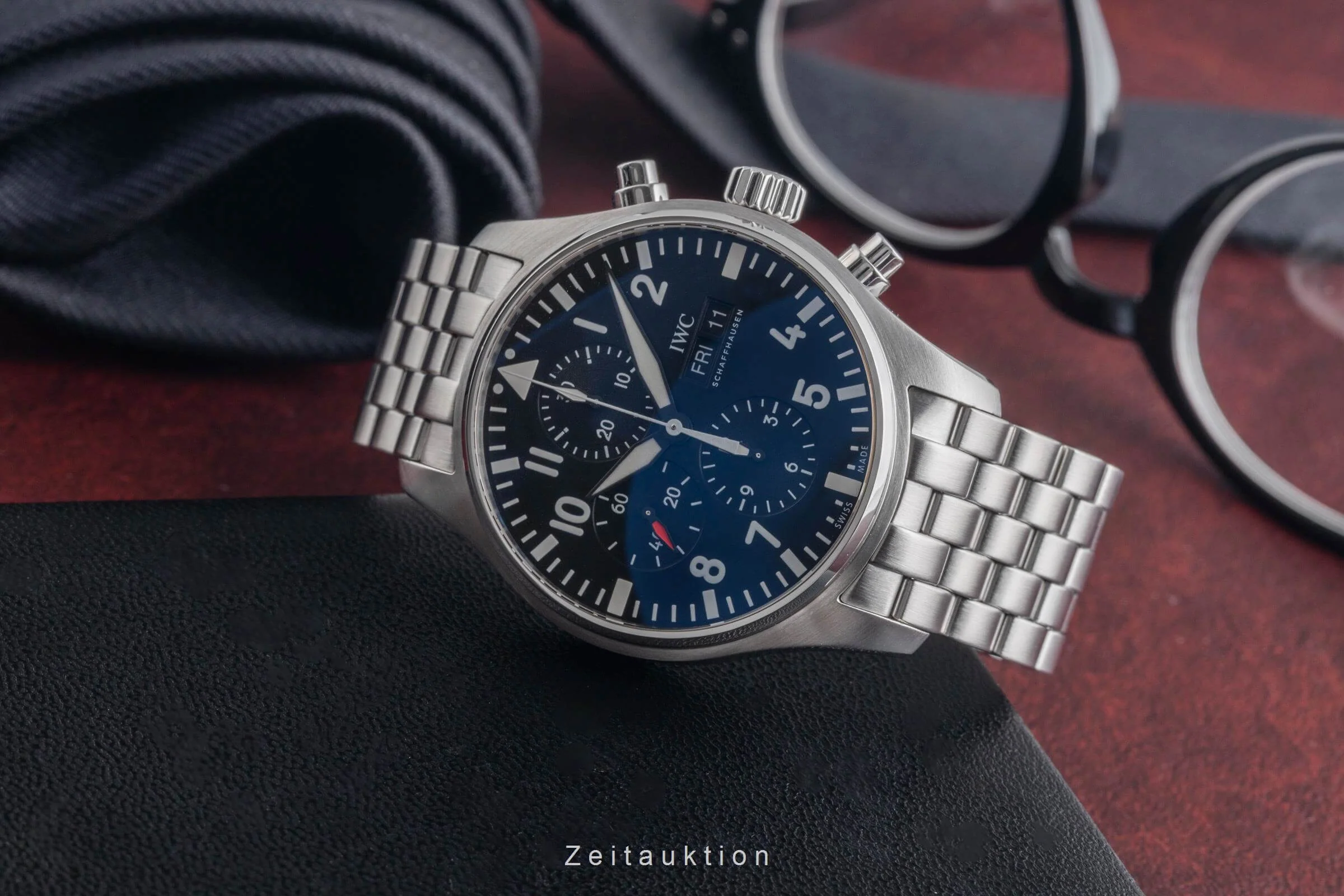 IWC Fliegerchronograph chronograph steel automatic men's watch IW377710 LP: 9000EUR  [2501745] - Image 3