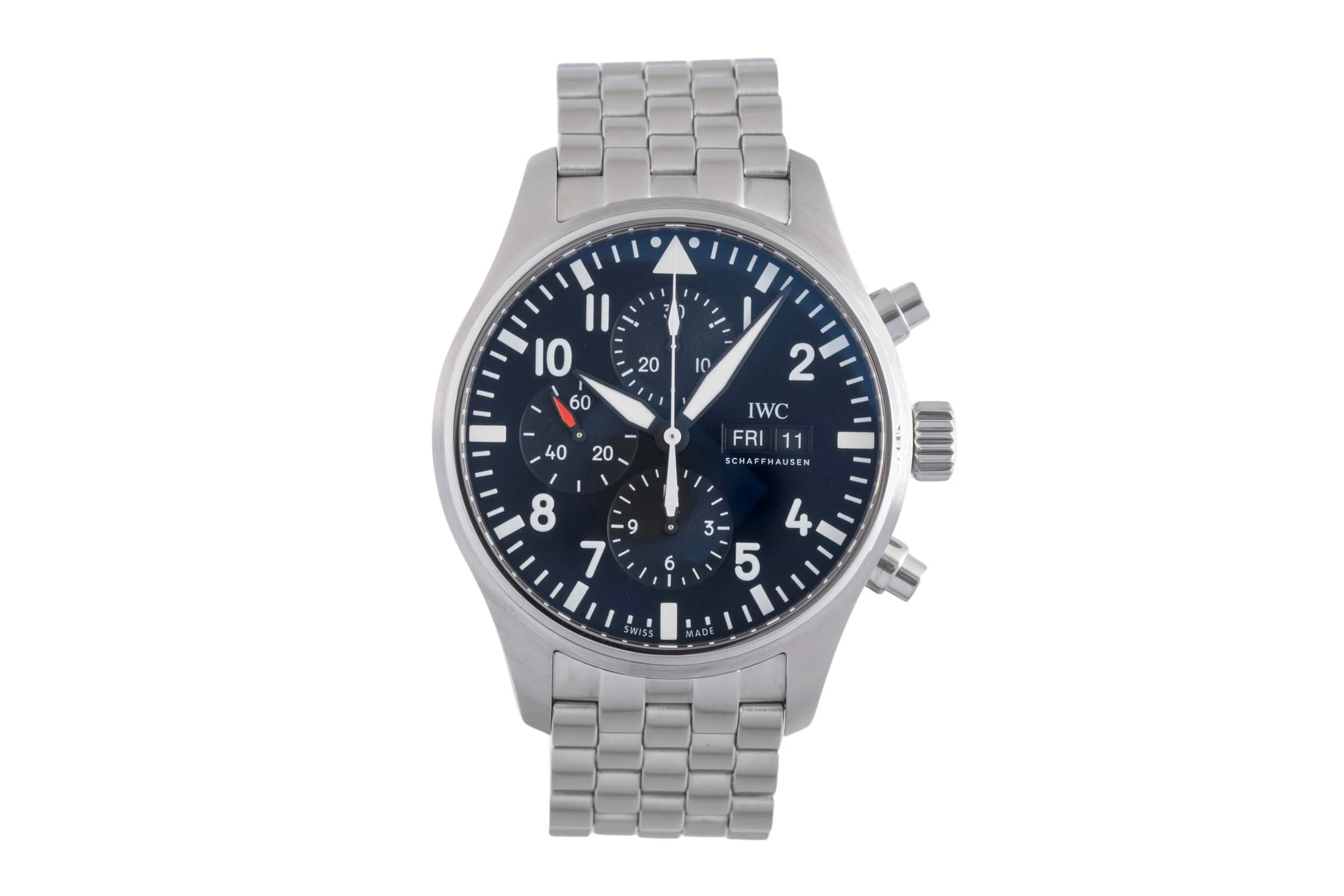IWC Fliegerchronograph chronograph steel automatic men's watch IW377710 LP: 9000EUR  [2501745] - Image 5