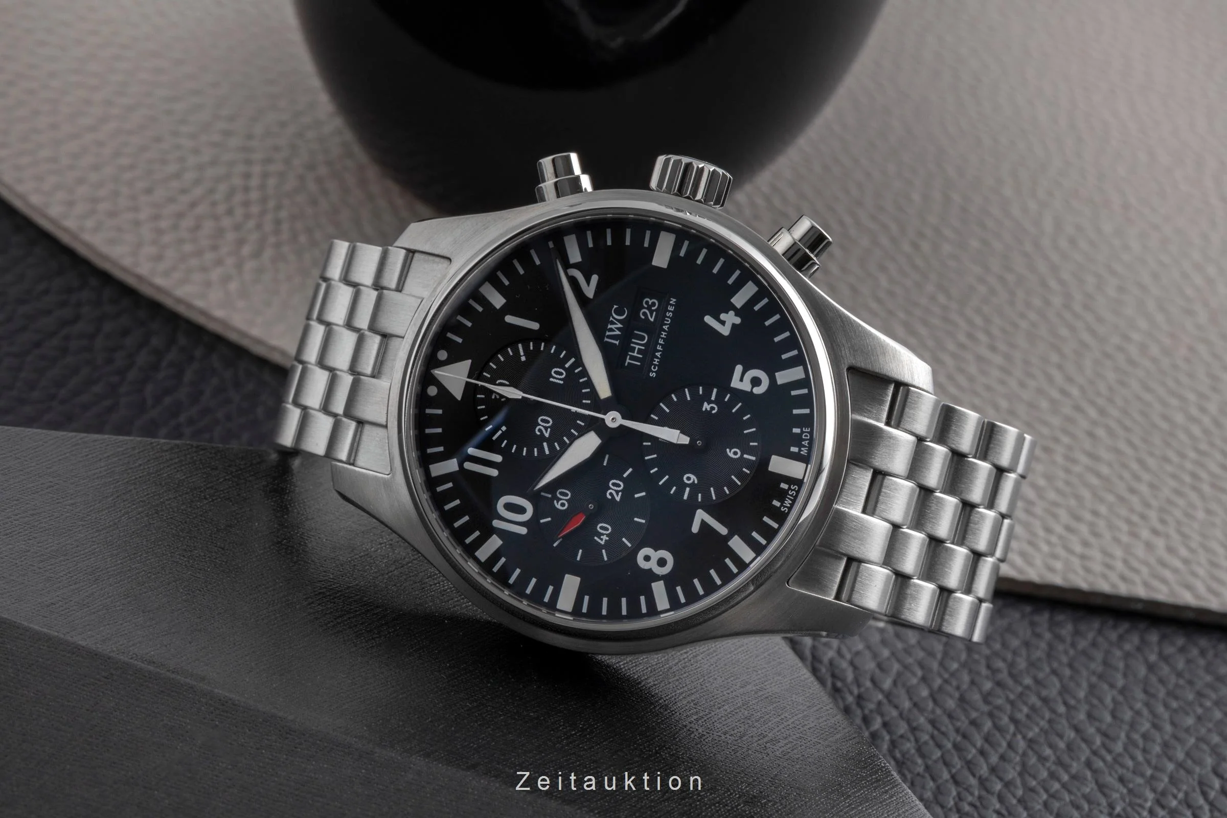 IWC Fliegerchronograph chronograph steel automatic men's watch IW377710 LP: 9000EUR  [2501841] - Image 3