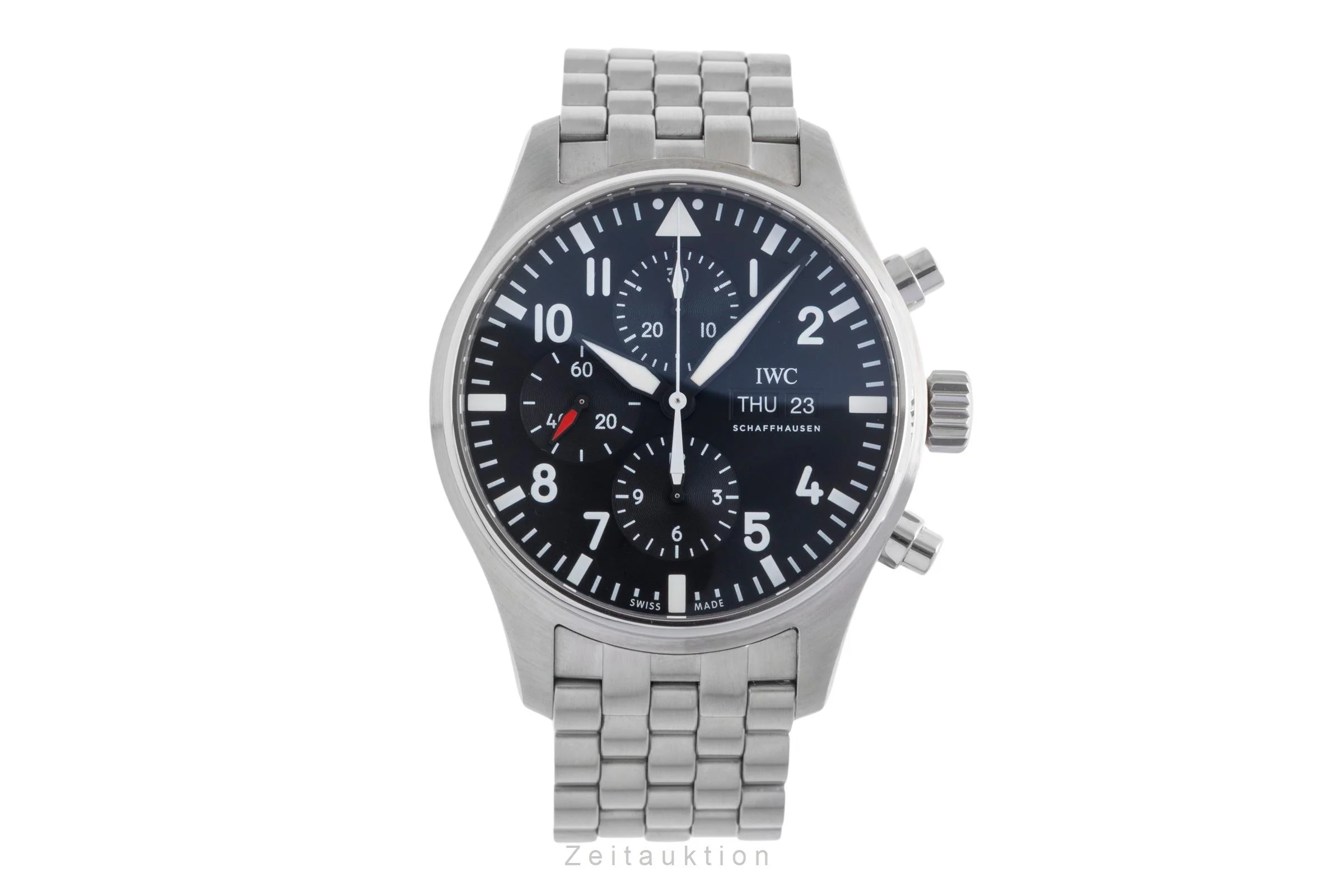 IWC Fliegerchronograph chronograph steel automatic men's watch IW377710 LP: 9000EUR  [2501841] - Image 5