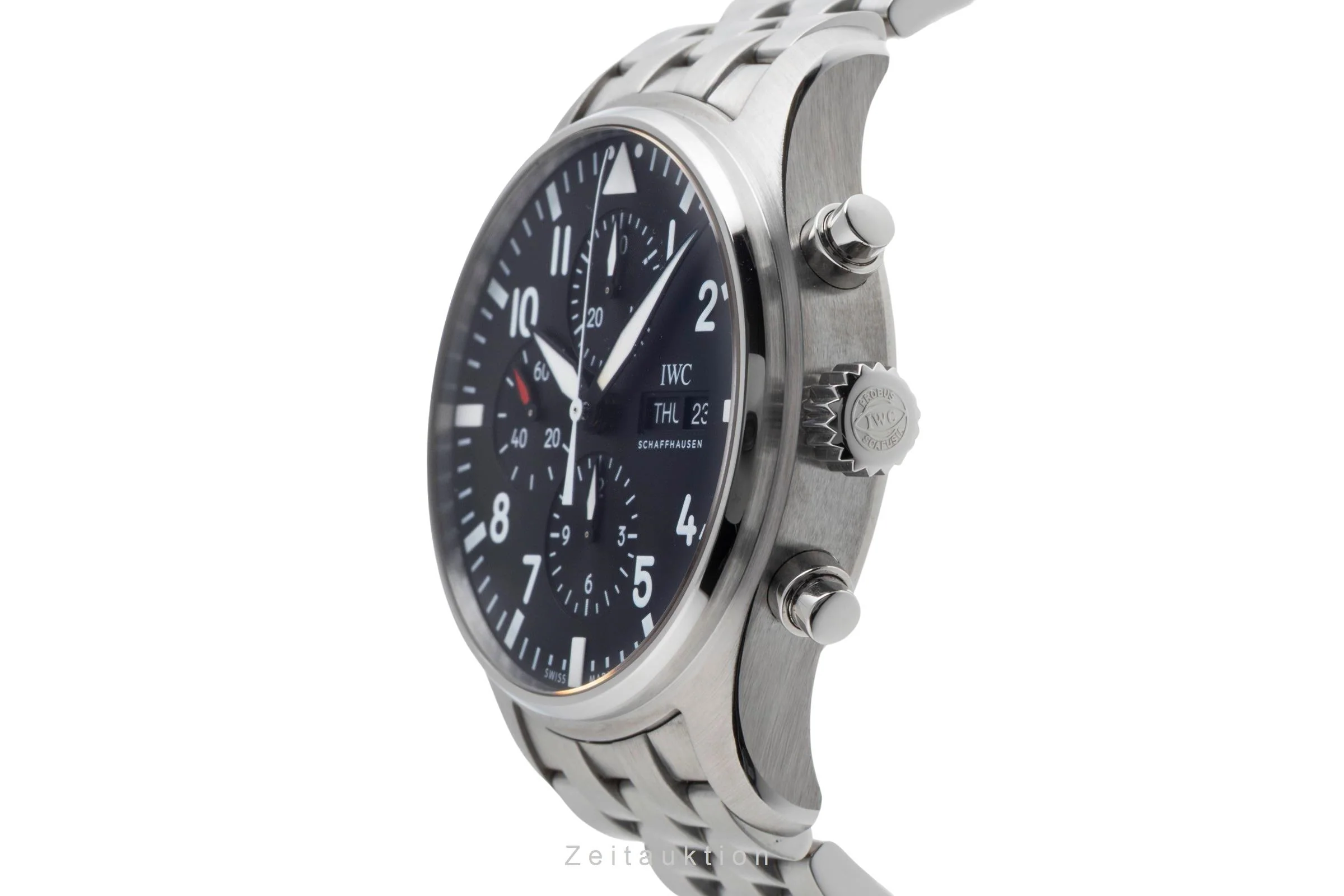 IWC Fliegerchronograph chronograph steel automatic men's watch IW377710 LP: 9000EUR  [2501841] - Image 7