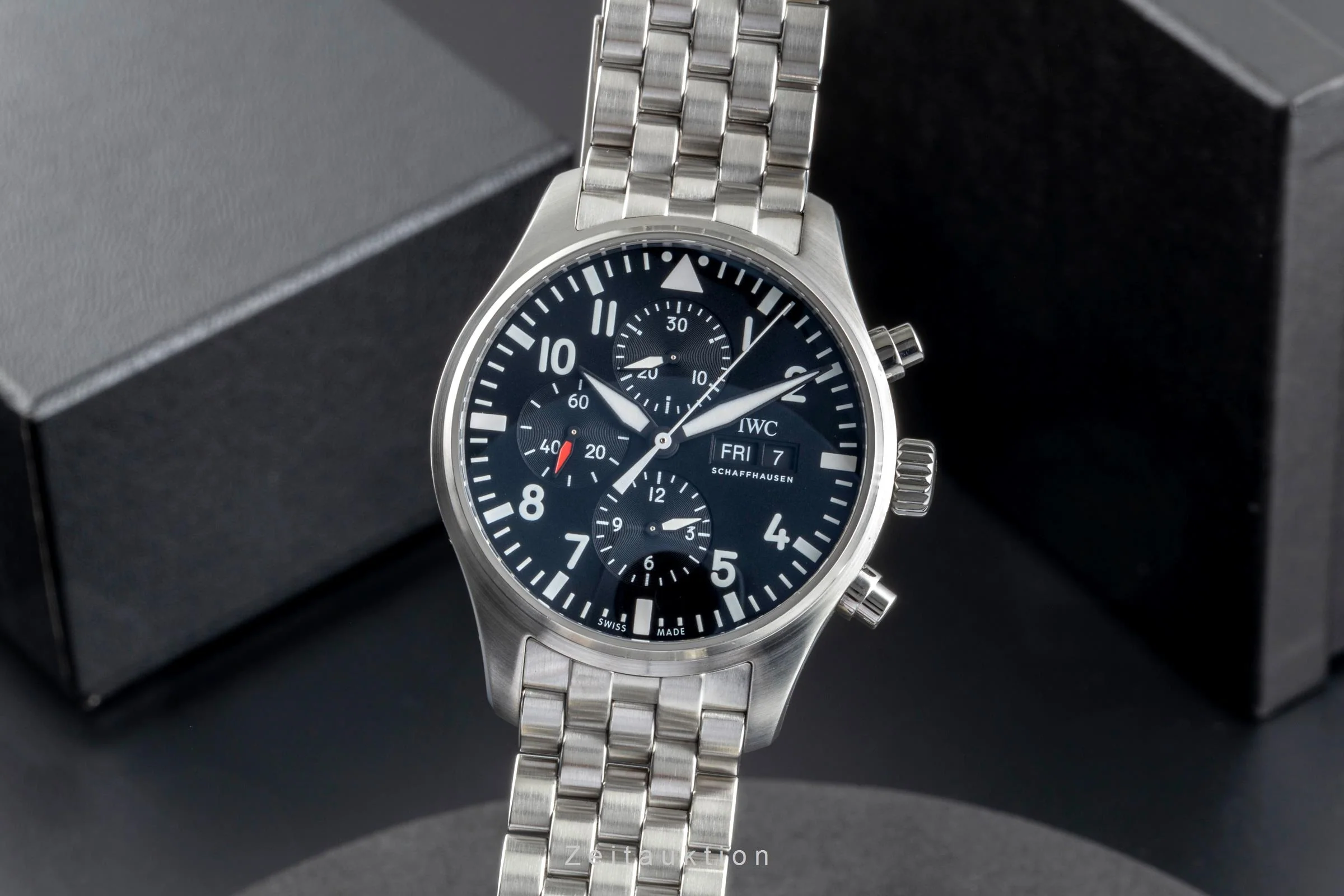 IWC Fliegerchronograph chronograph steel automatic men's watch IW377710 LP: 9000EUR  [2506130] - Image 2