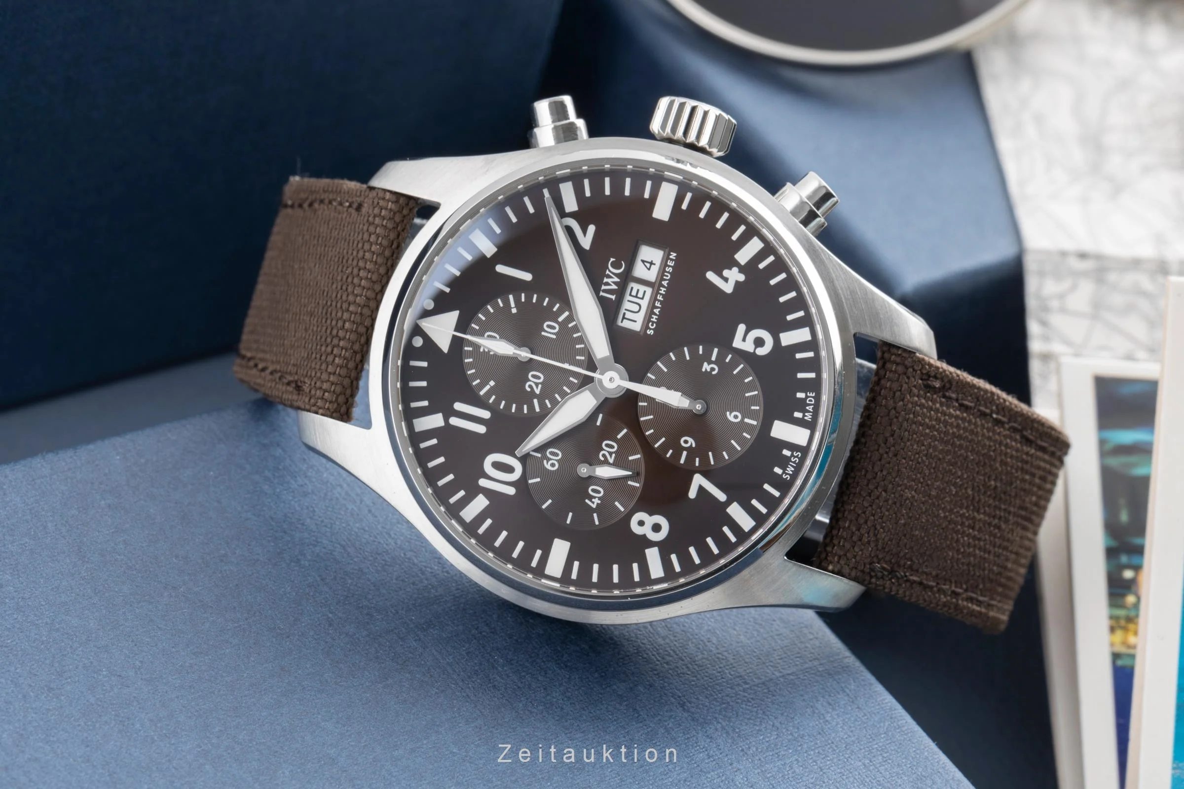 IWC Fliegerchronograph chronograph steel automatic men's watch IW377713 LP: 7800EUR  [2503799] - Image 3