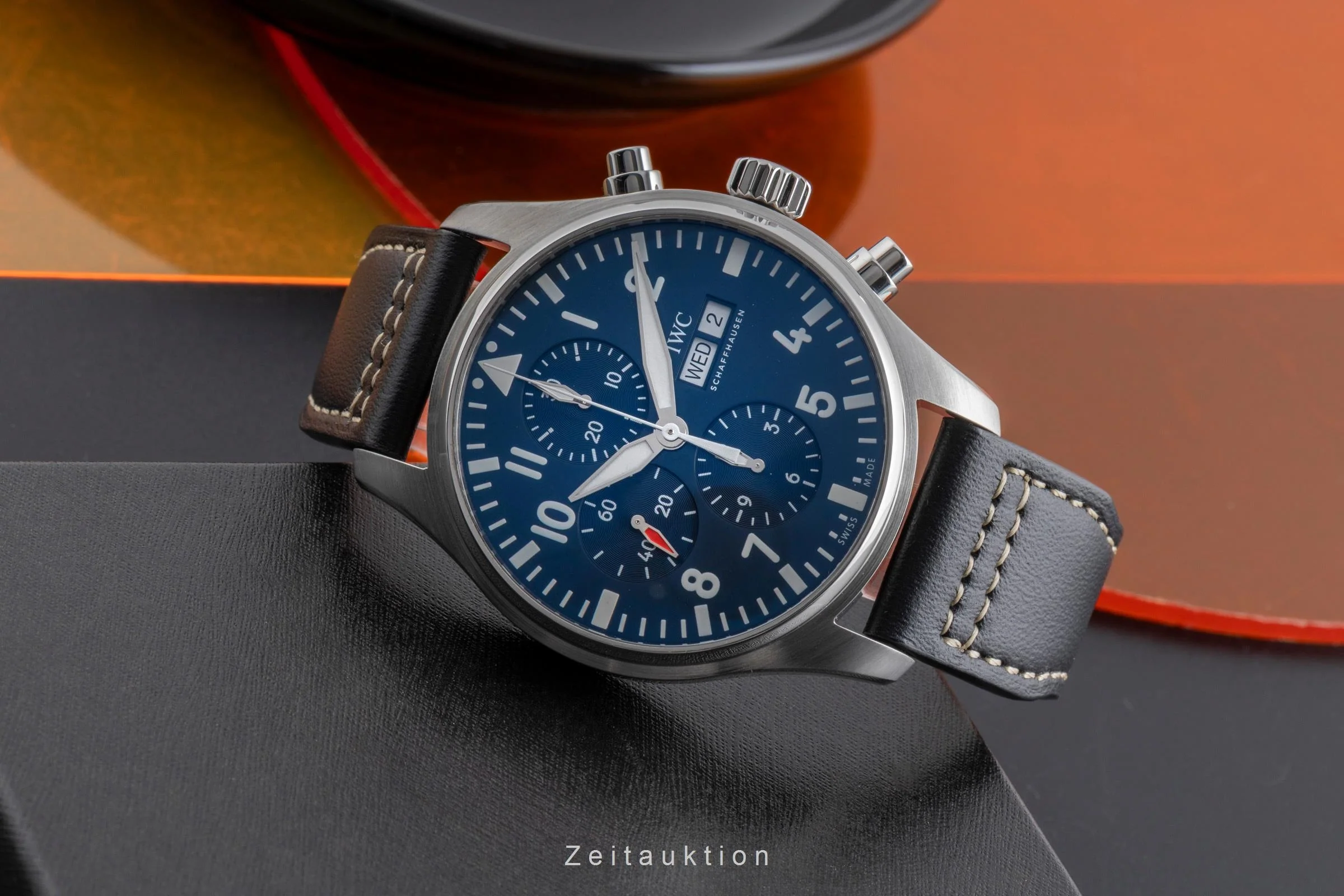 IWC Fliegerchronograph chronograph steel automatic men's watch IW377714 LP: 8500EUR  [2502597] - Image 3