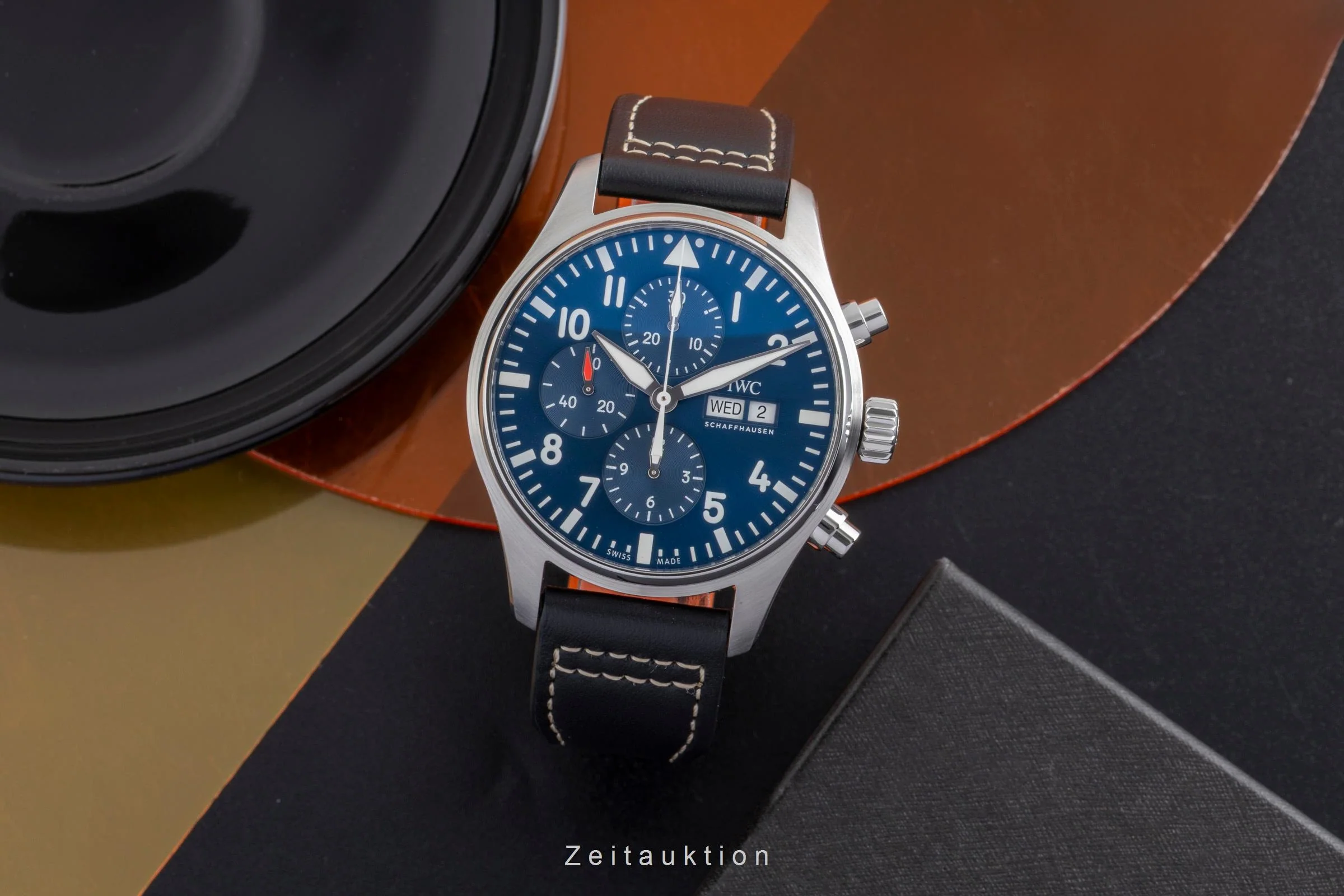 IWC Fliegerchronograph chronograph steel automatic men's watch IW377714 LP: 8500EUR  [2502597] - Image 4