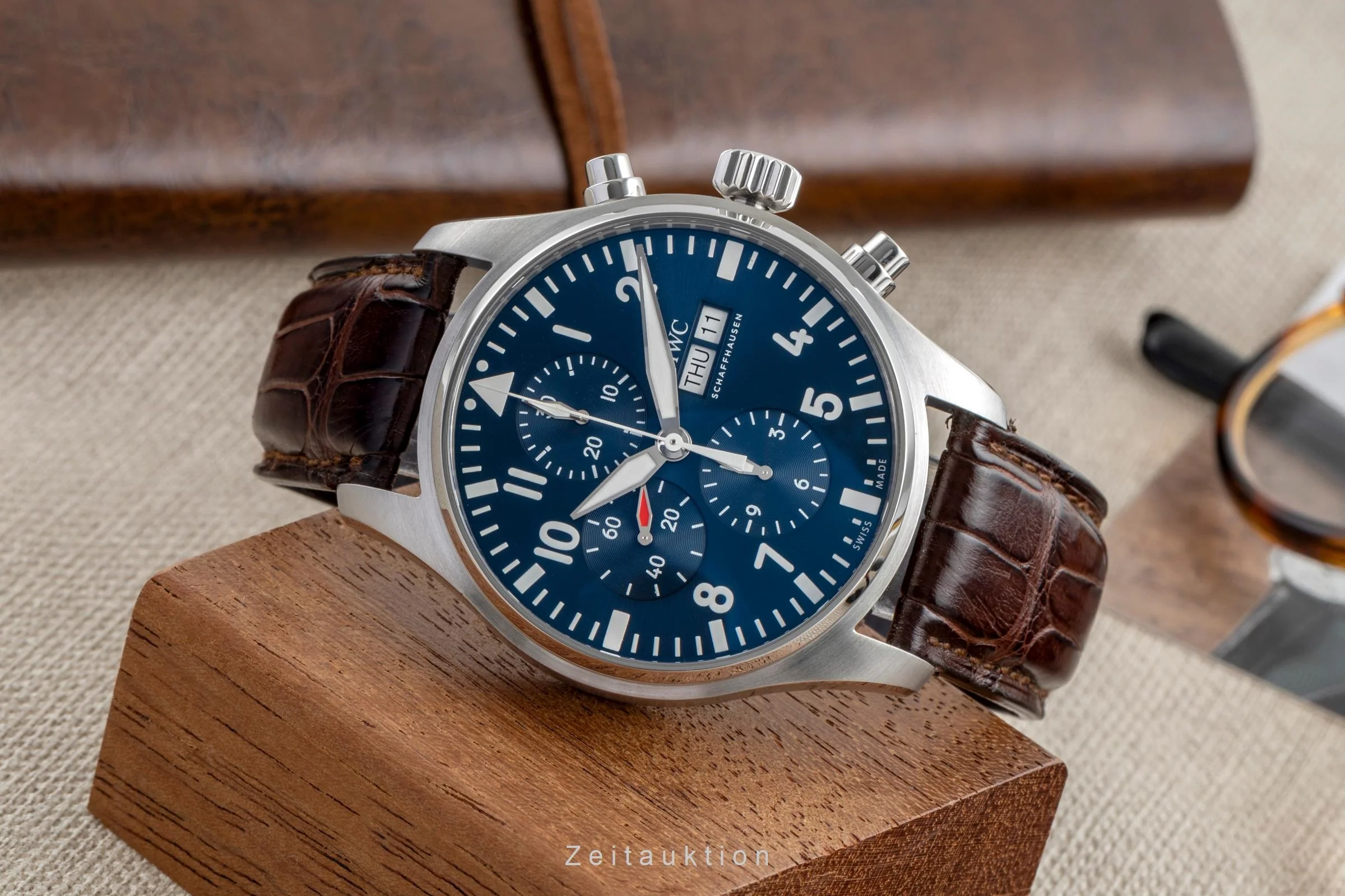 IWC Fliegerchronograph chronograph steel automatic men's watch IW377714  [2504318] - Image 3