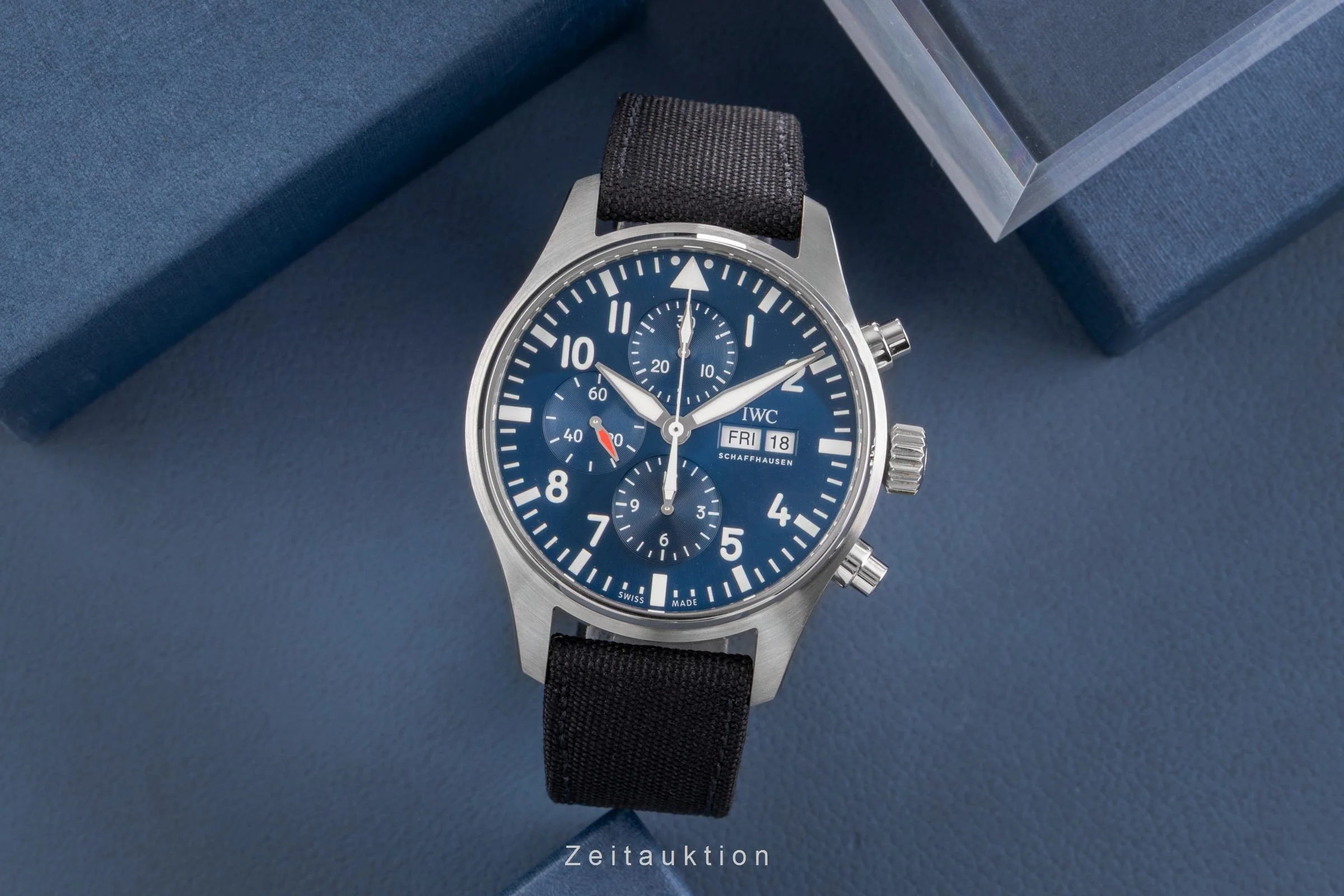 IWC Fliegerchronograph chronograph steel automatic men's watch IW377714 LP: 7800EUR  [2505001] - Image 4