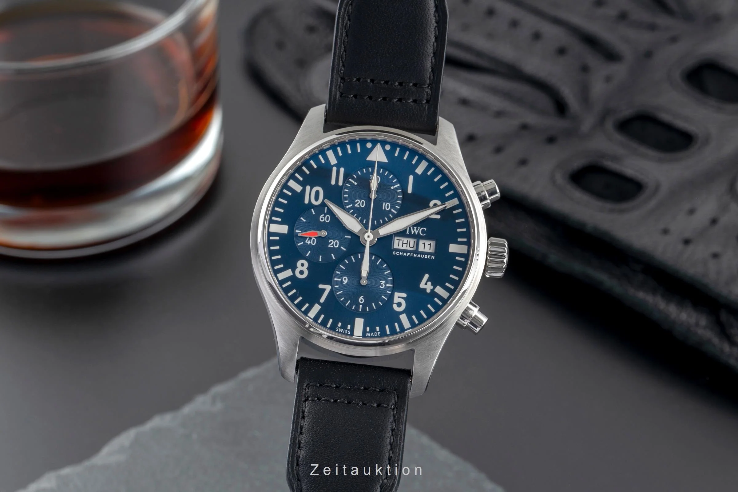 IWC Fliegerchronograph chronograph steel automatic men's watch IW377714 LP: 7800EUR  [2505194] - Image 2