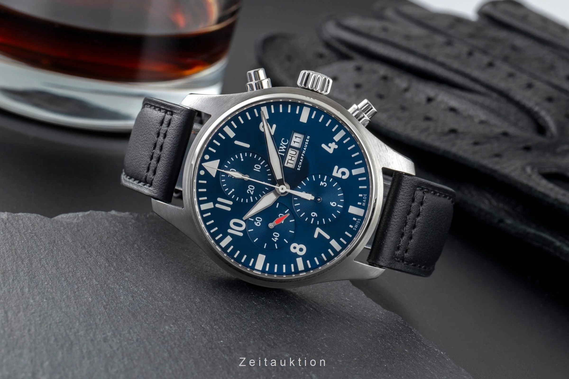 IWC Fliegerchronograph chronograph steel automatic men's watch IW377714 LP: 7800EUR  [2505194] - Image 3