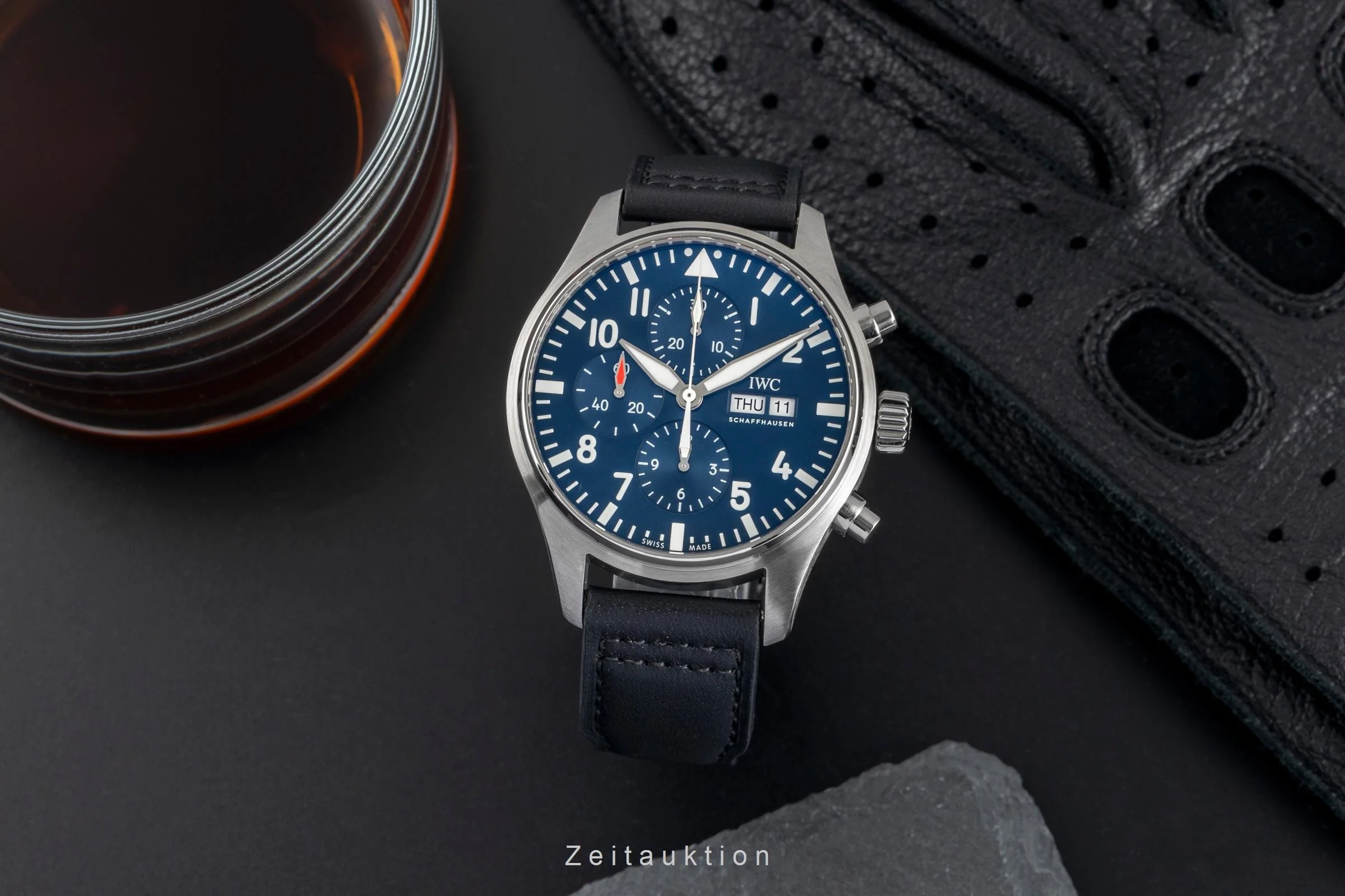 IWC Fliegerchronograph chronograph steel automatic men's watch IW377714 LP: 7800EUR  [2505194] - Image 4
