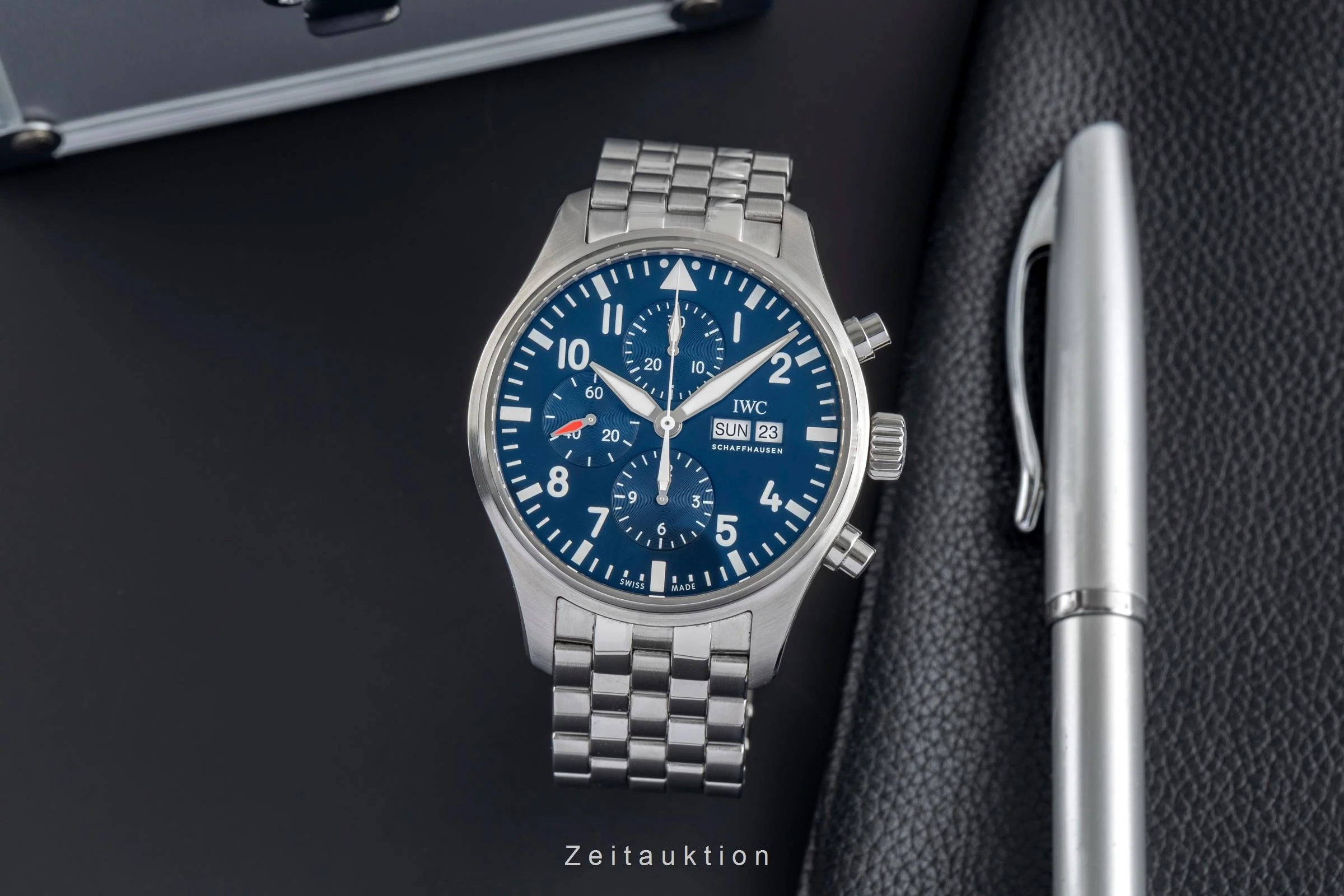 IWC Fliegerchronograph chronograph steel automatic men's watch IW377717 LP: 8800EUR  [2503099] - Image 4