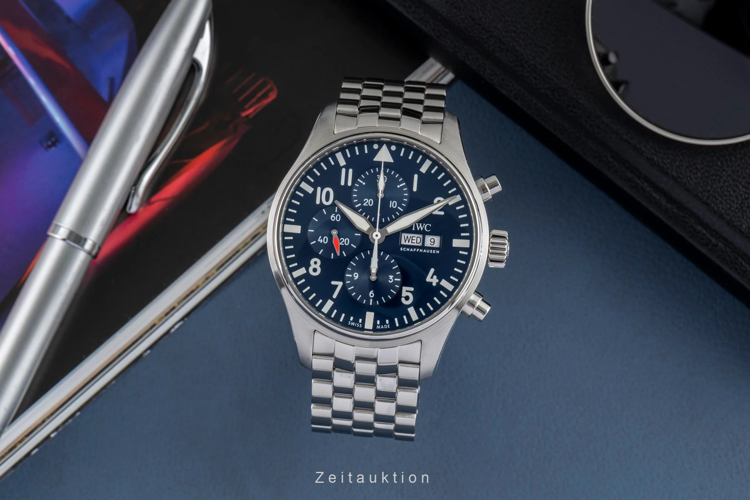 IWC Fliegerchronograph chronograph steel automatic men's watch IW377717 LP: 9500EUR  [2504270] - Image 4