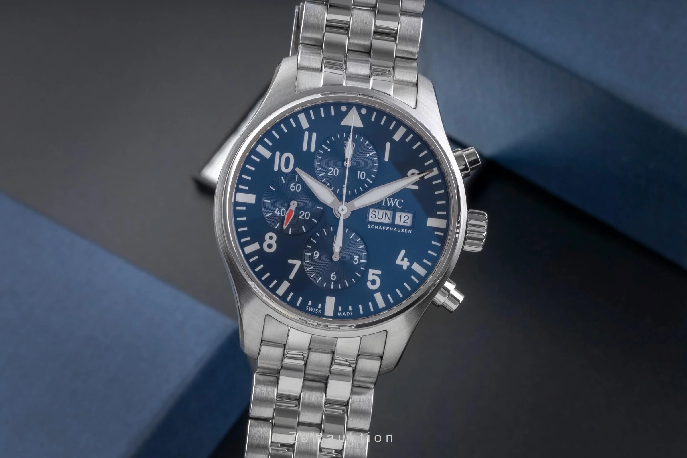 IWC Fliegerchronograph chronograph steel automatic men's watch IW377717 LP: 9500EUR  [2505598] - Image 2